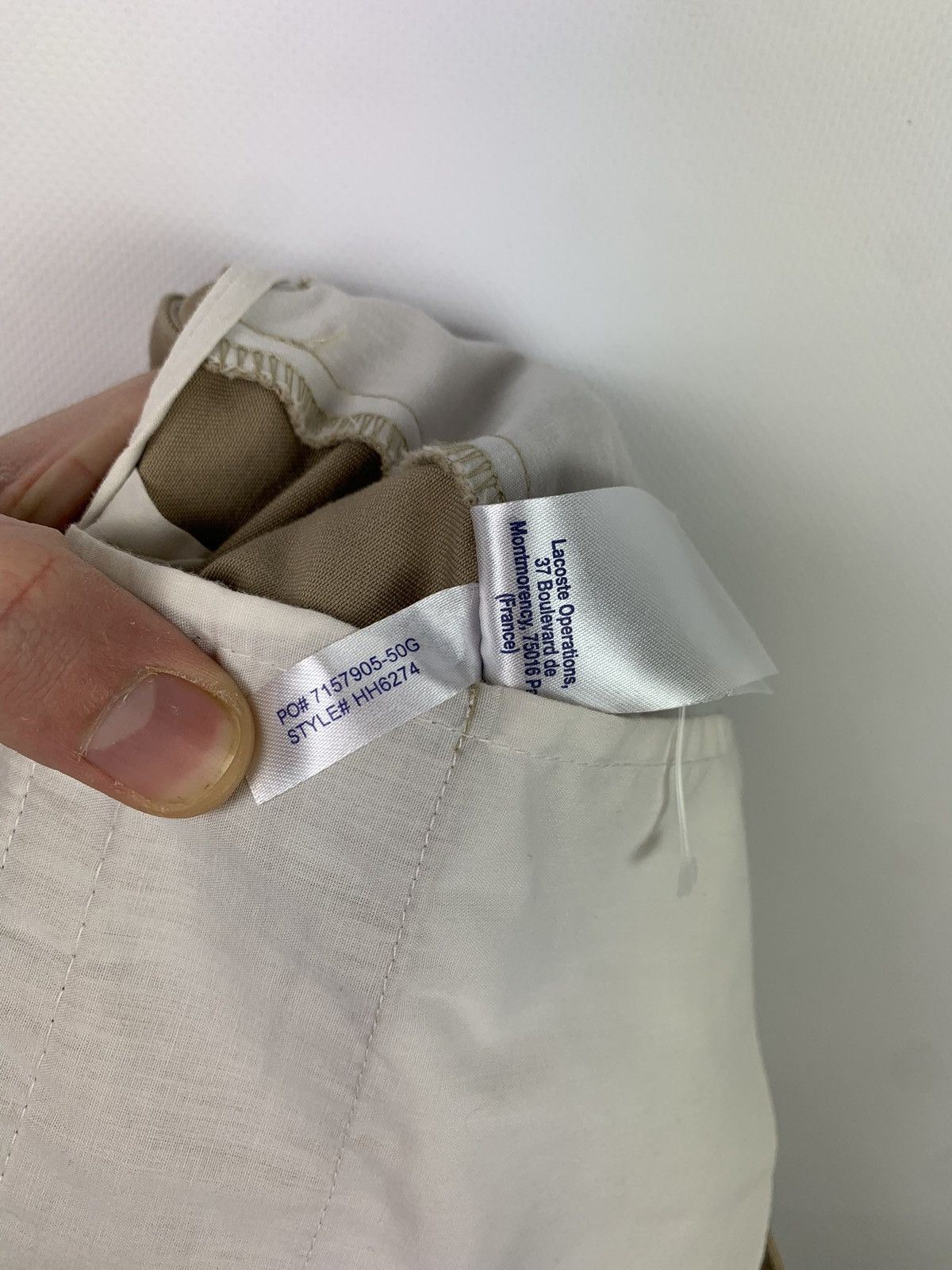 Lacoste Lacoste Live men’s chino pants trousers size US 38 beige Size US 38 / EU 54 - 10 Thumbnail