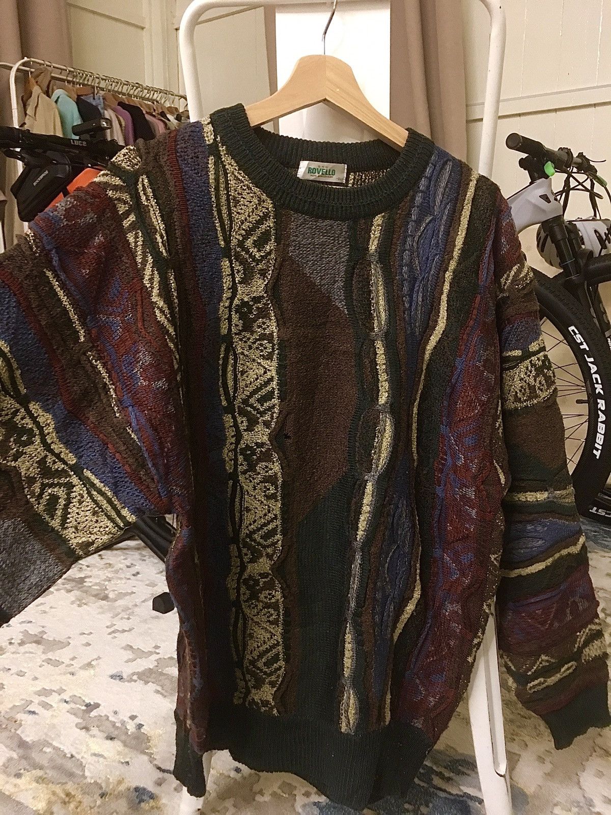 Aran Isles Knitwear Rogello Knit like Coogi Size US L / EU 52-54 / 3 - 3 Thumbnail