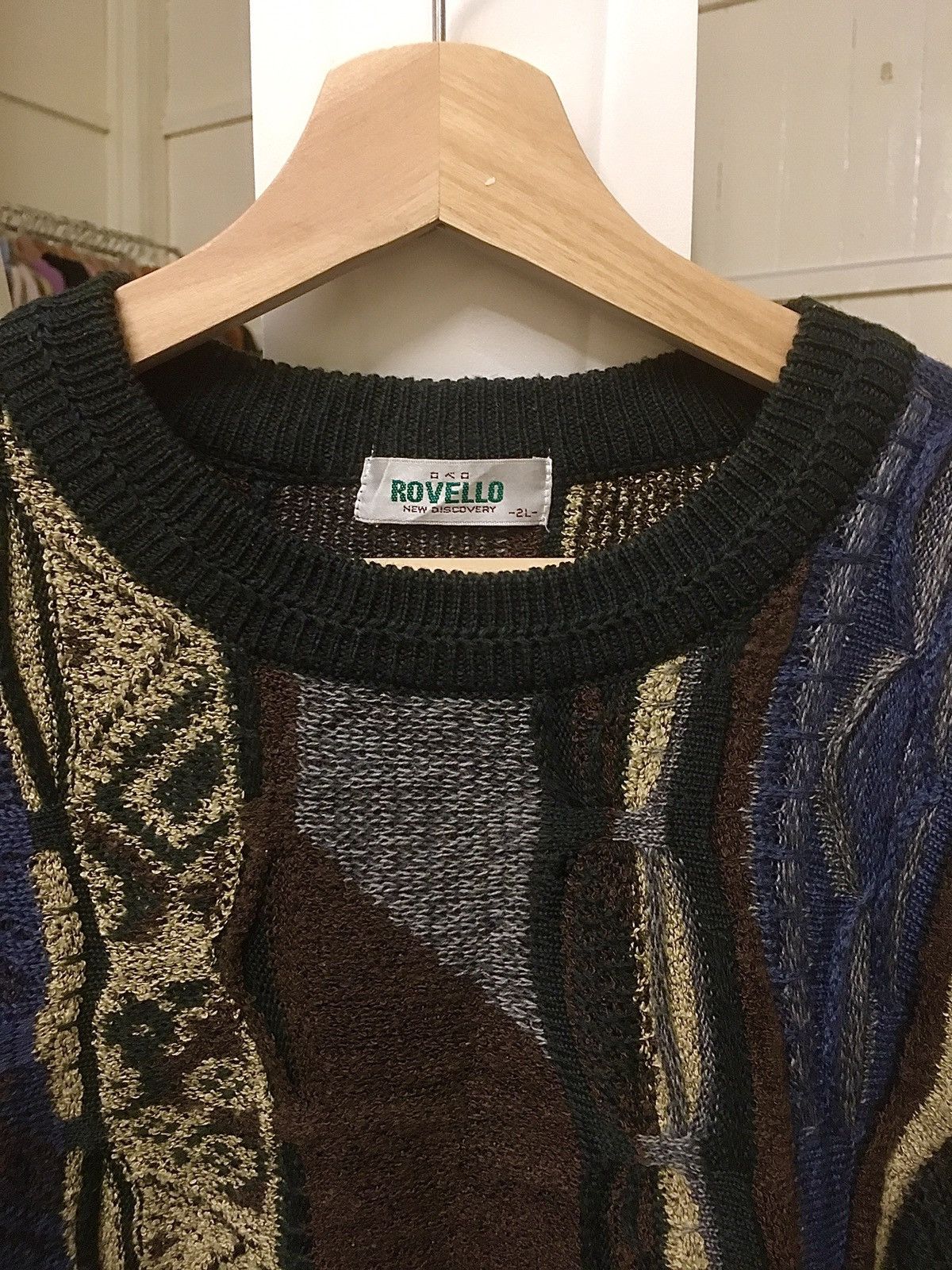 Aran Isles Knitwear Rogello Knit like Coogi Size US L / EU 52-54 / 3 - 2 Thumbnail