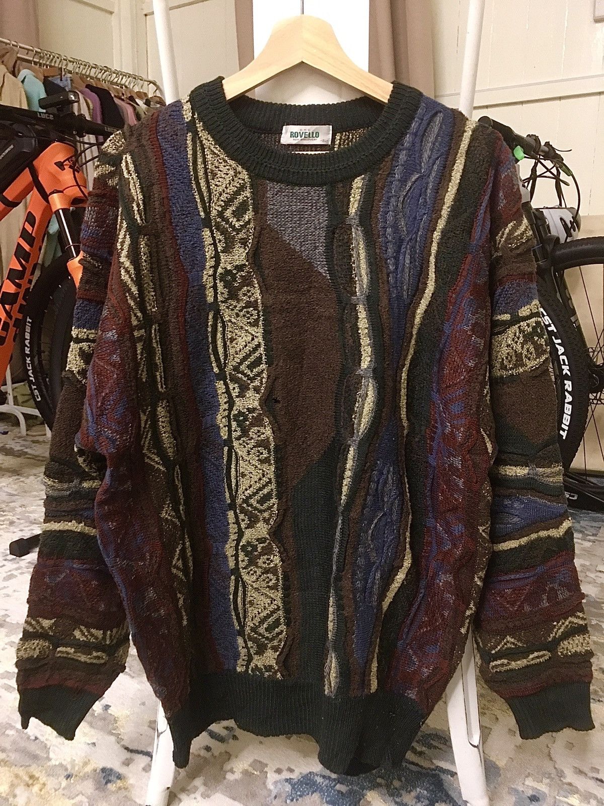 Aran Isles Knitwear Rogello Knit like Coogi Size US L / EU 52-54 / 3 - 1 Thumbnail