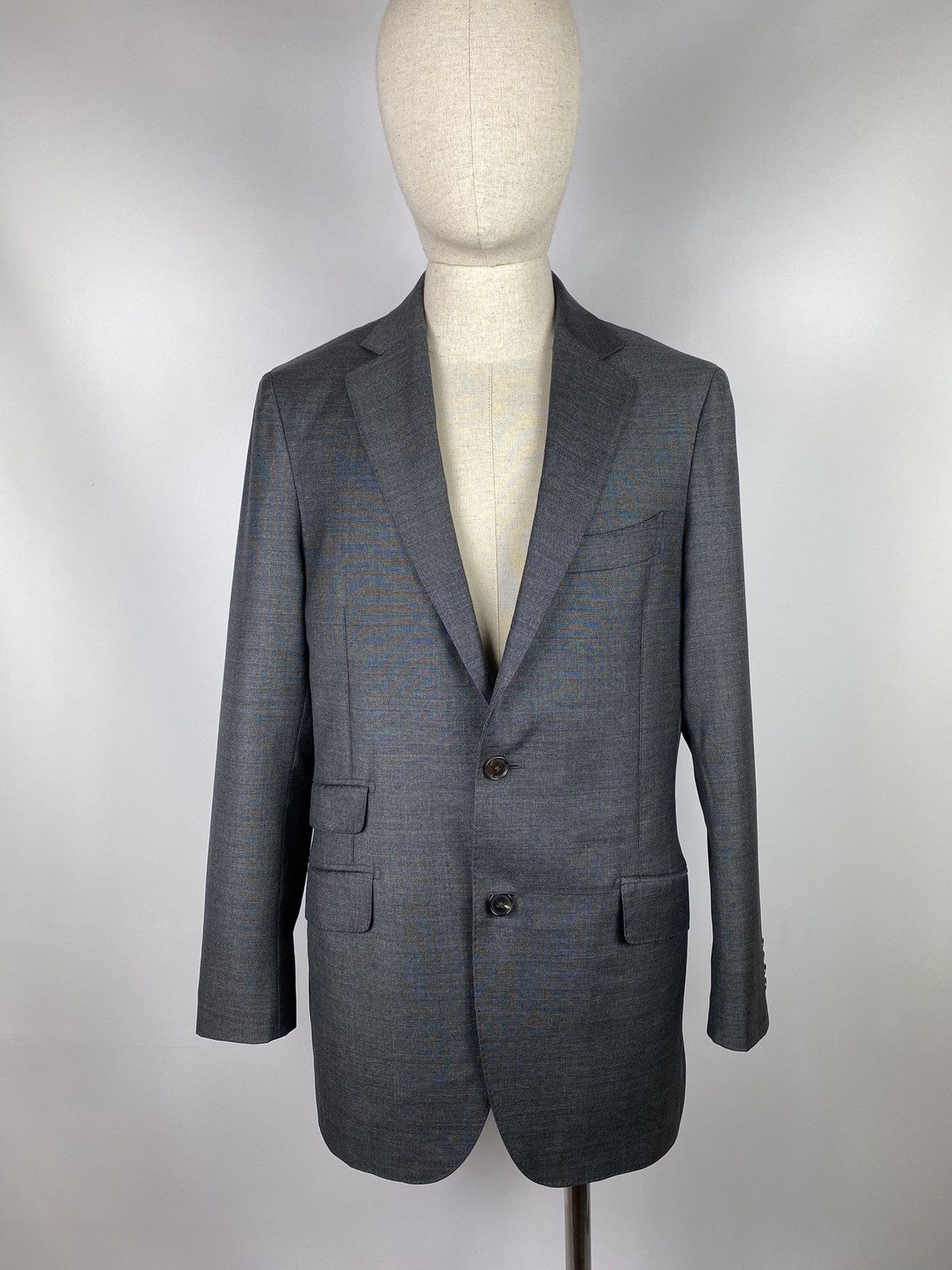 image of Suitsupply Vitale Barberis Sienna Pure Wool Blazer Jacket in Grey, Men's (Size 36R)
