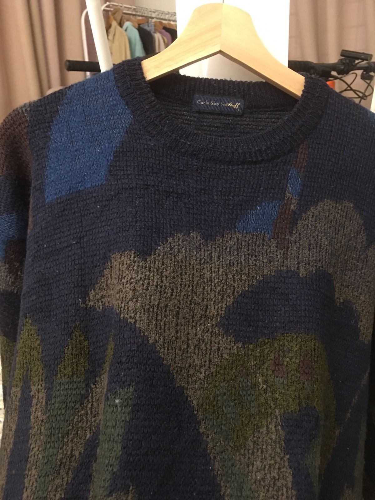 Aran Isles Knitwear Japanese Coloured Knit Like Coogi Size US L / EU 52-54 / 3 - 10 Thumbnail