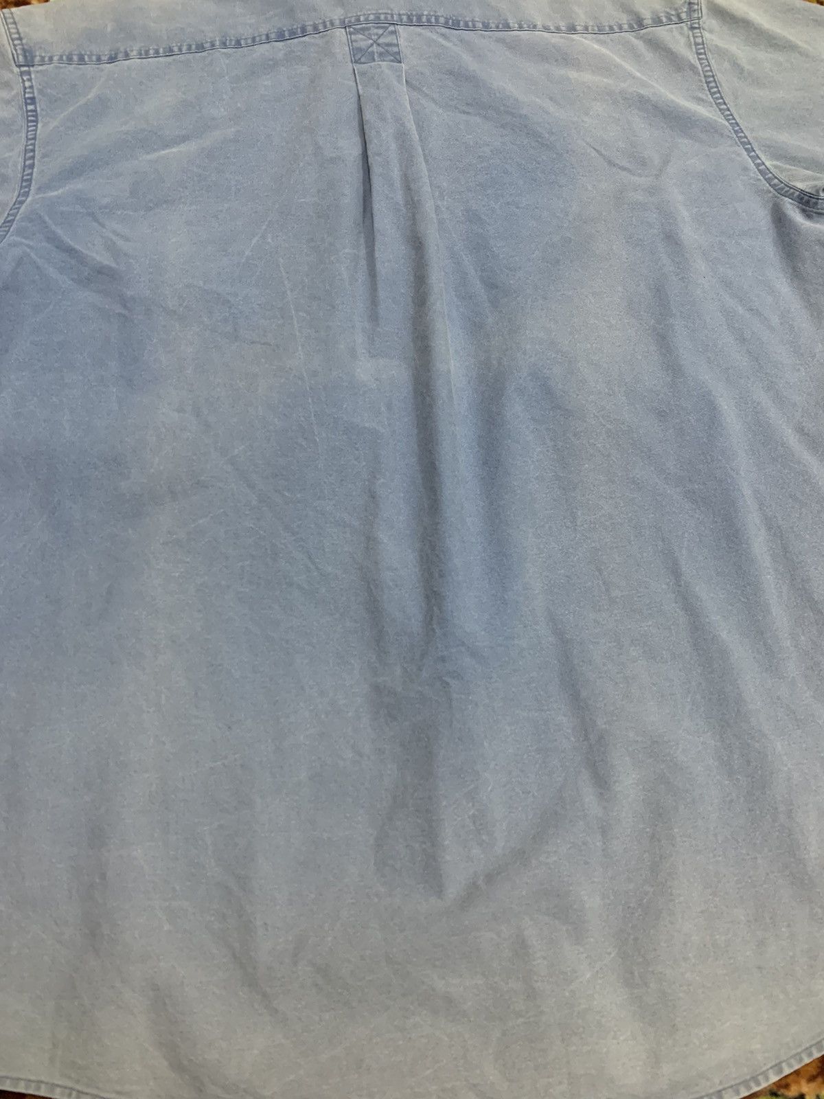 L.L. Bean LL Bean Distressed Faded Denim Long Sleeve Size US XL / EU 56 / 4 - 4 Thumbnail
