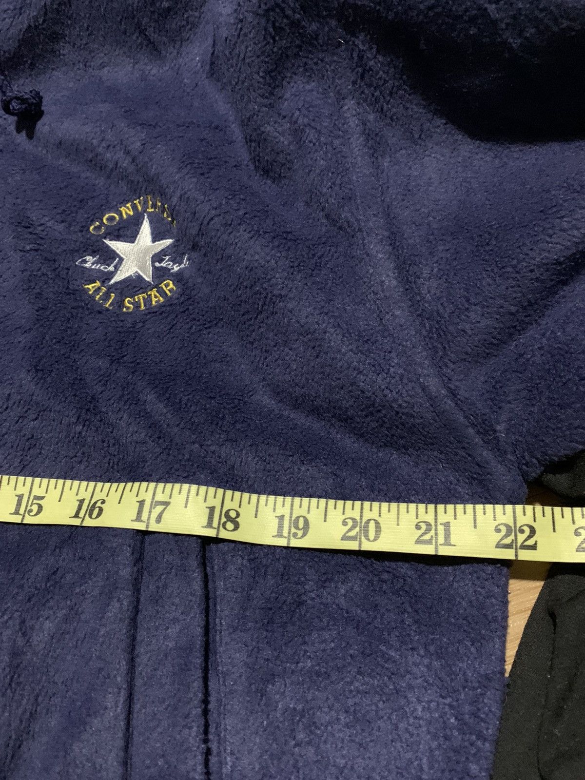 Converse × Vintage Vintage Converse fleece hoodie back big spellout Size US M / EU 48-50 / 2 - 5 Thumbnail