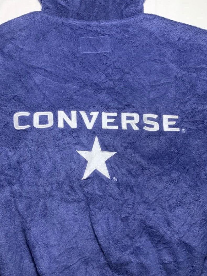 Converse × Vintage Vintage Converse fleece hoodie back big spellout Size US M / EU 48-50 / 2 - 4 Thumbnail