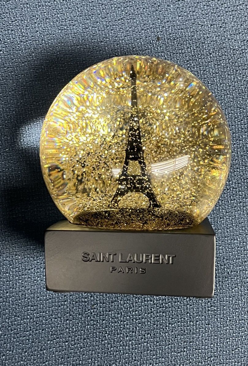 Hedi Slimane × Saint Laurent Paris 🔥 Rare!! Saint Laurent Paris Eiffel Tower Glitter Snowglobe Size ONE SIZE - 2 Thumbnail