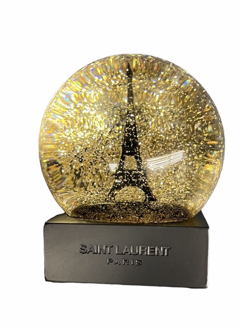 Hedi Slimane × Saint Laurent Paris 🔥 Rare!! Saint Laurent Paris Eiffel Tower Glitter Snowglobe Size ONE SIZE - 1 Thumbnail