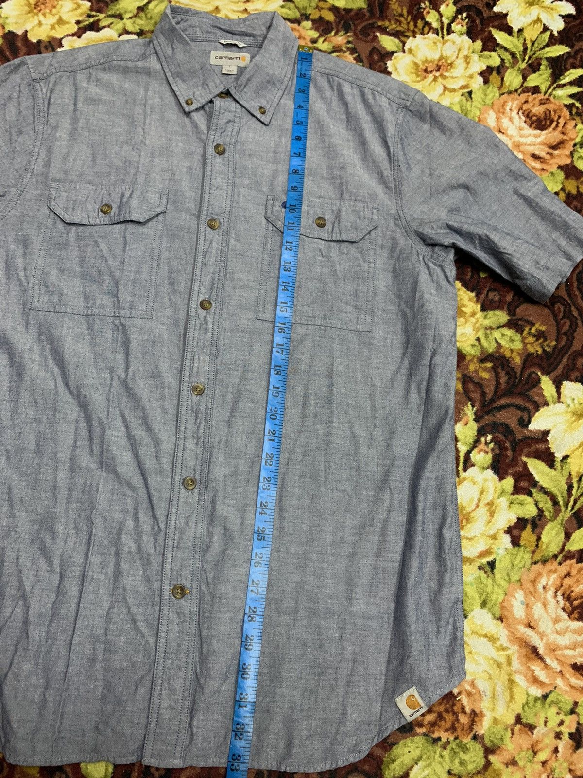 Carhartt Carhartt Short Sleeve Shirt Small Logo Embroidery Size US L / EU 52-54 / 3 - 7 Thumbnail