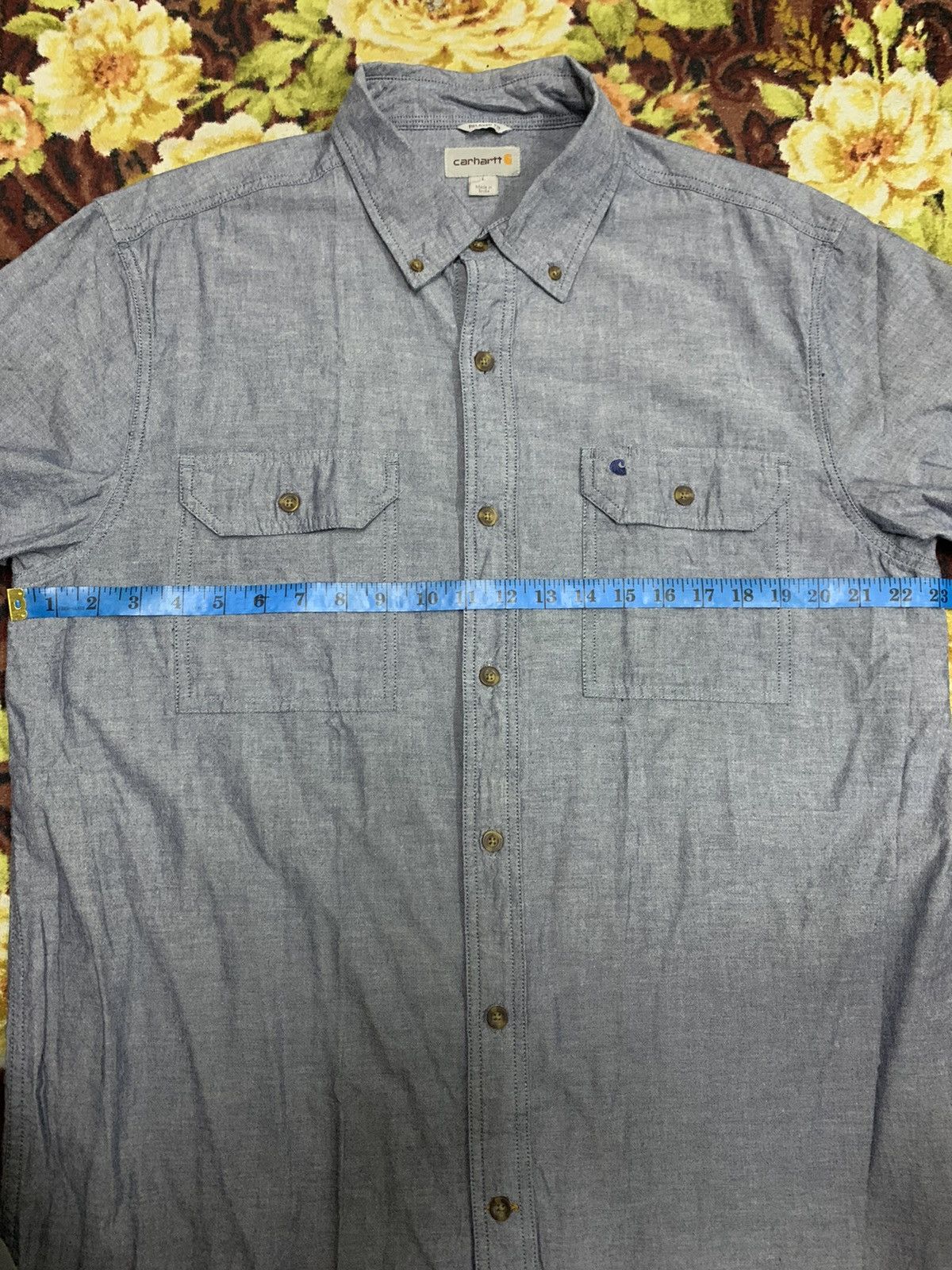 Carhartt Carhartt Short Sleeve Shirt Small Logo Embroidery Size US L / EU 52-54 / 3 - 6 Thumbnail