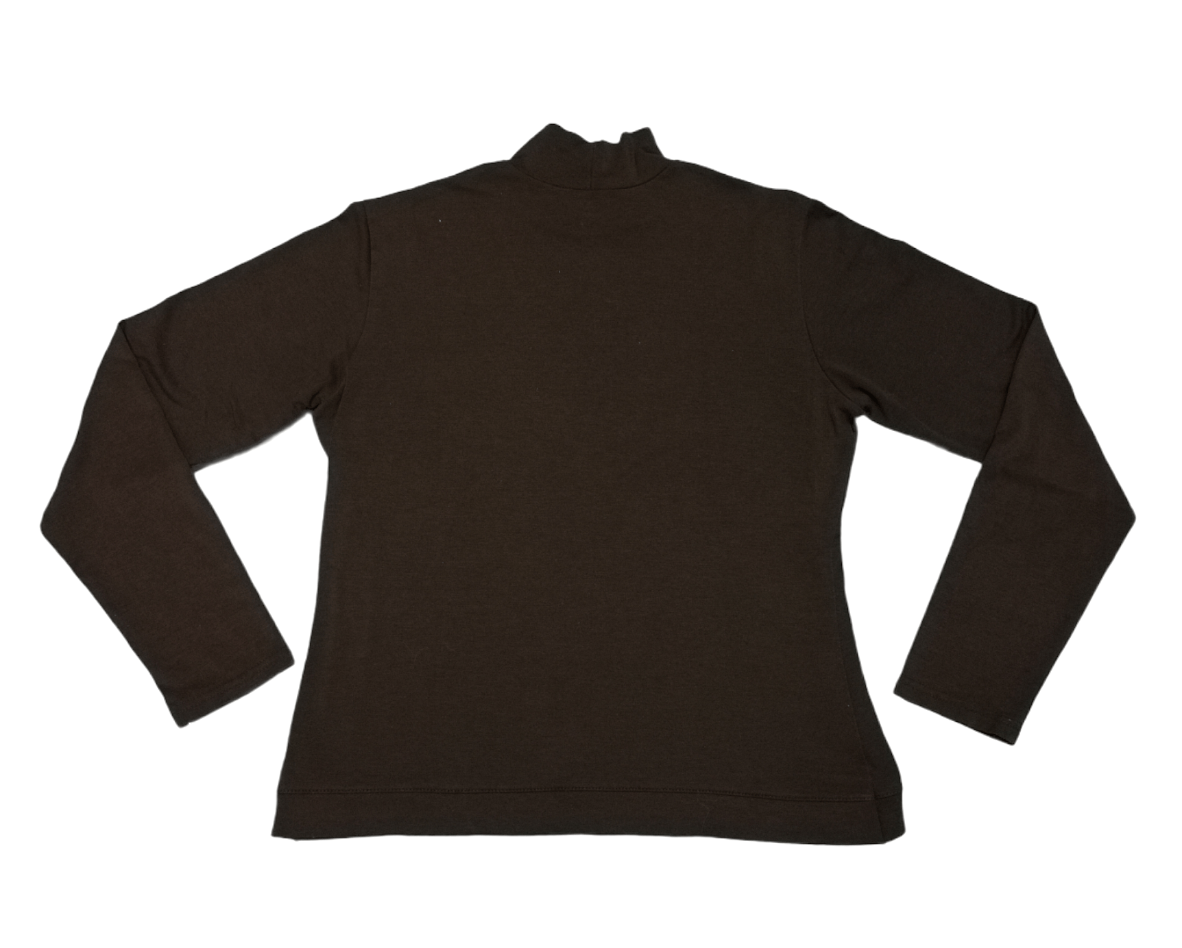 Japanese Brand Womenwear Blue Label Brown Turtleneck Long Sleeve Shirt Size M / US 6-8 / IT 42-44 - 3 Thumbnail