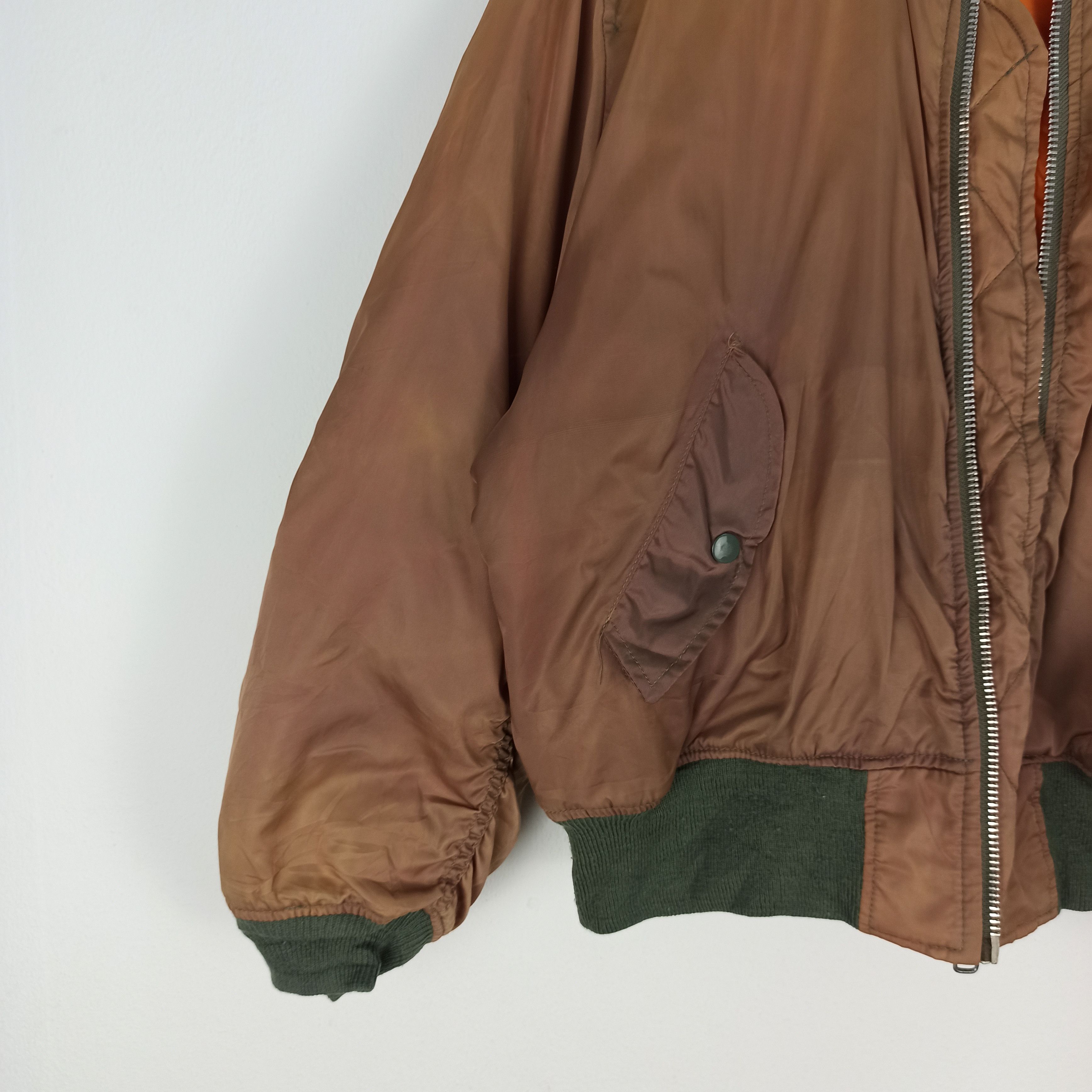 Other 🔥STEALS🔥 SUN FADED US Airforce TYPE MA-1 Bomber Jacket Size US M / EU 48-50 / 2 - 5 Thumbnail