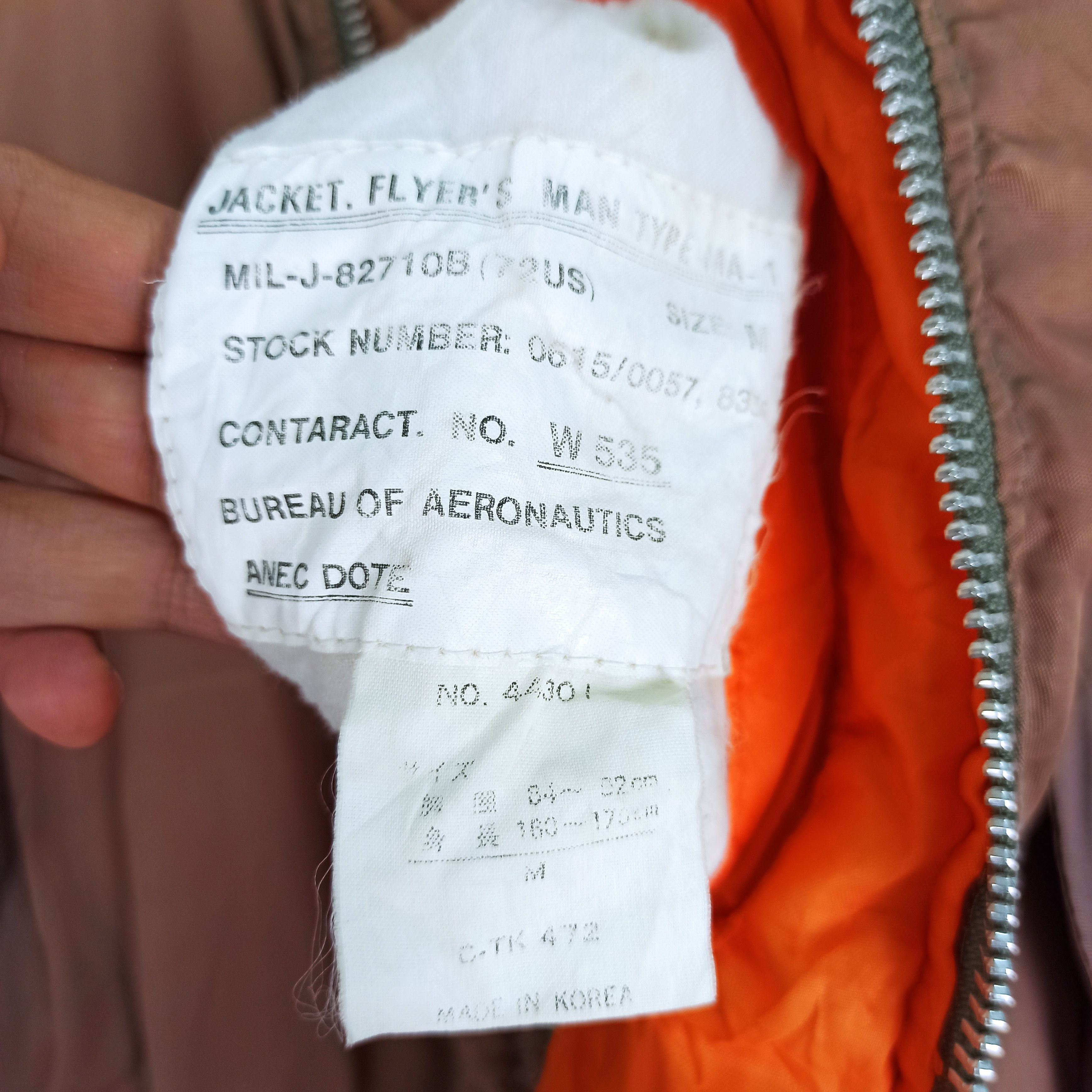 Other 🔥STEALS🔥 SUN FADED US Airforce TYPE MA-1 Bomber Jacket Size US M / EU 48-50 / 2 - 12 Thumbnail