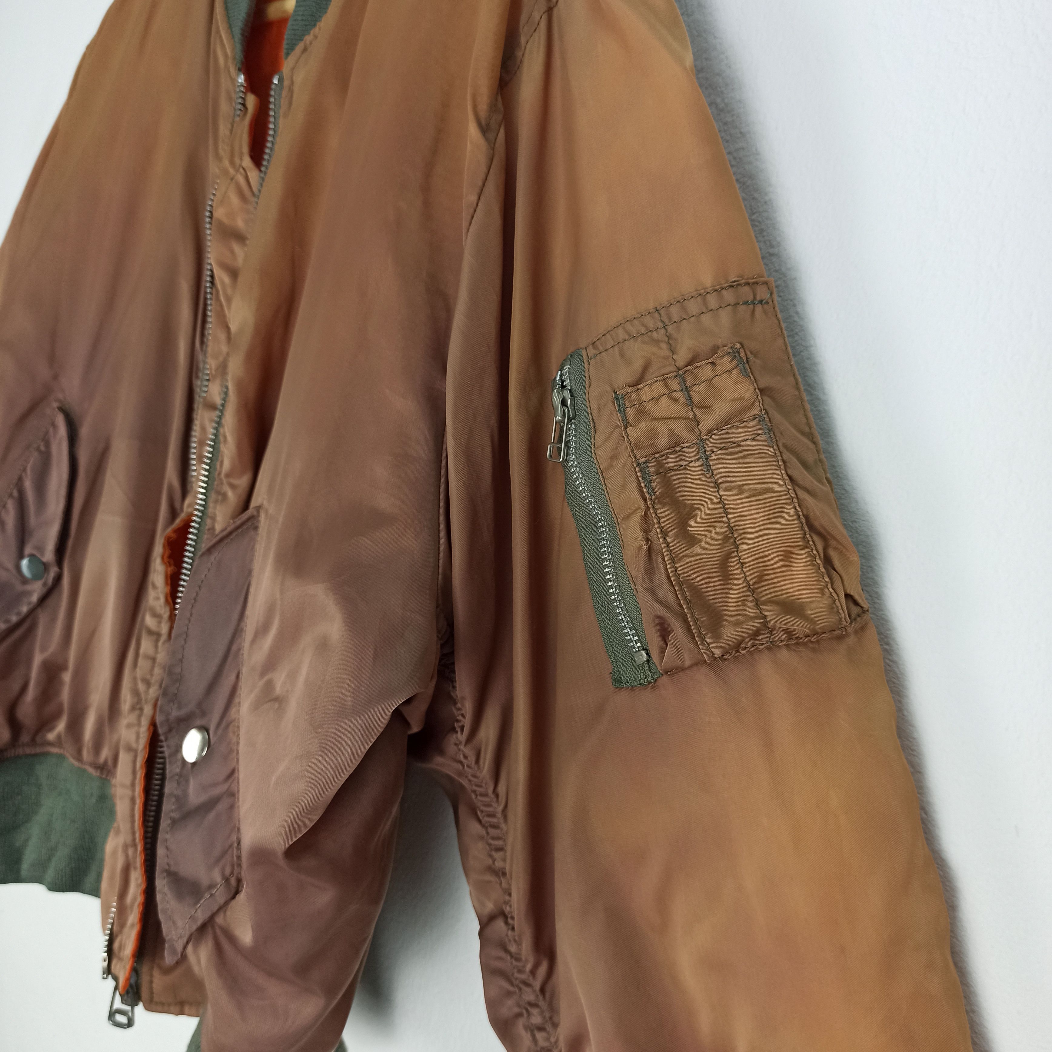 Other 🔥STEALS🔥 SUN FADED US Airforce TYPE MA-1 Bomber Jacket Size US M / EU 48-50 / 2 - 7 Thumbnail