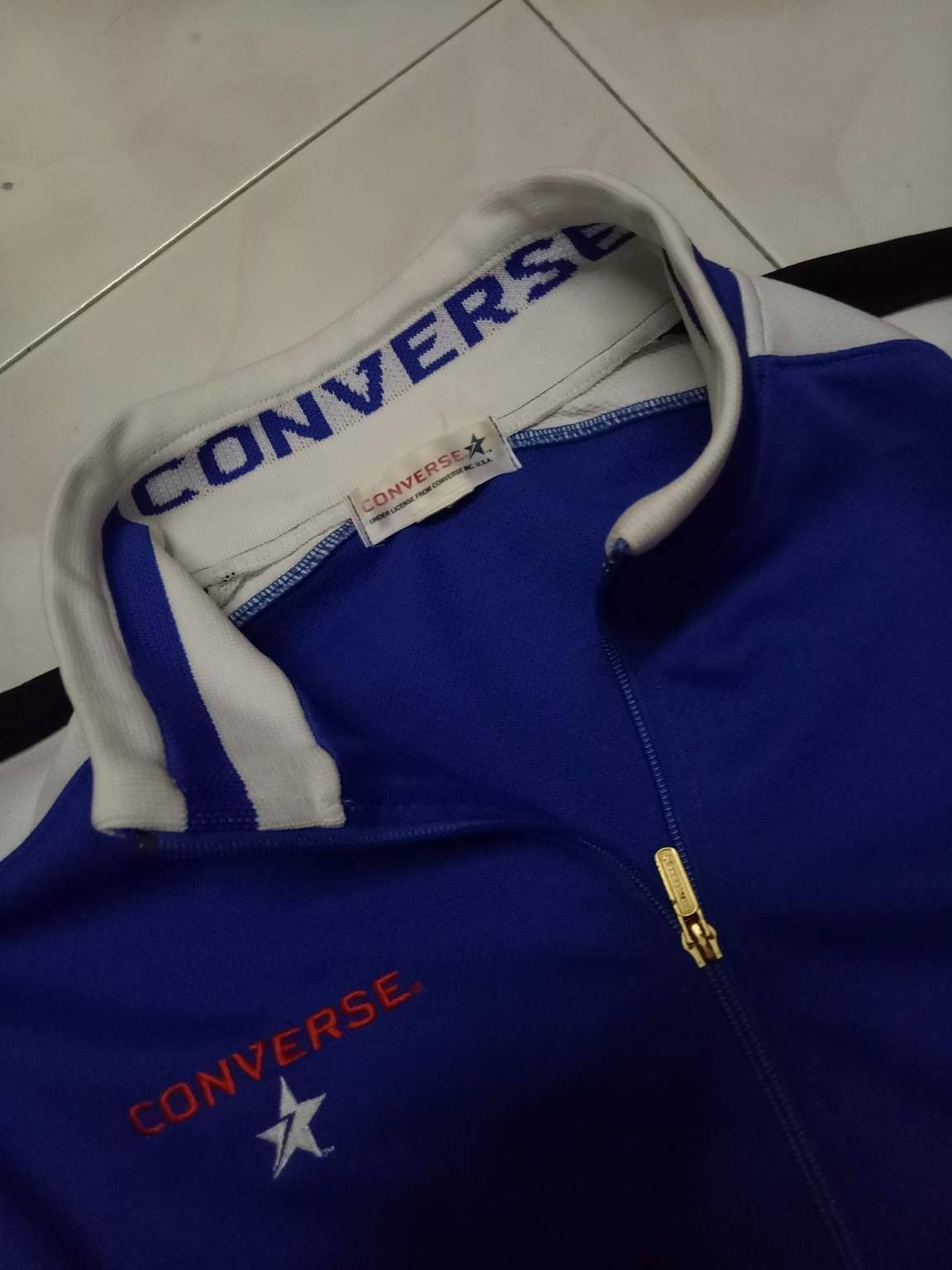 Converse × Vintage VINTAGE CONVERSE All Star Chuck Taylor sweater Size US L / EU 52-54 / 3 - 3 Thumbnail