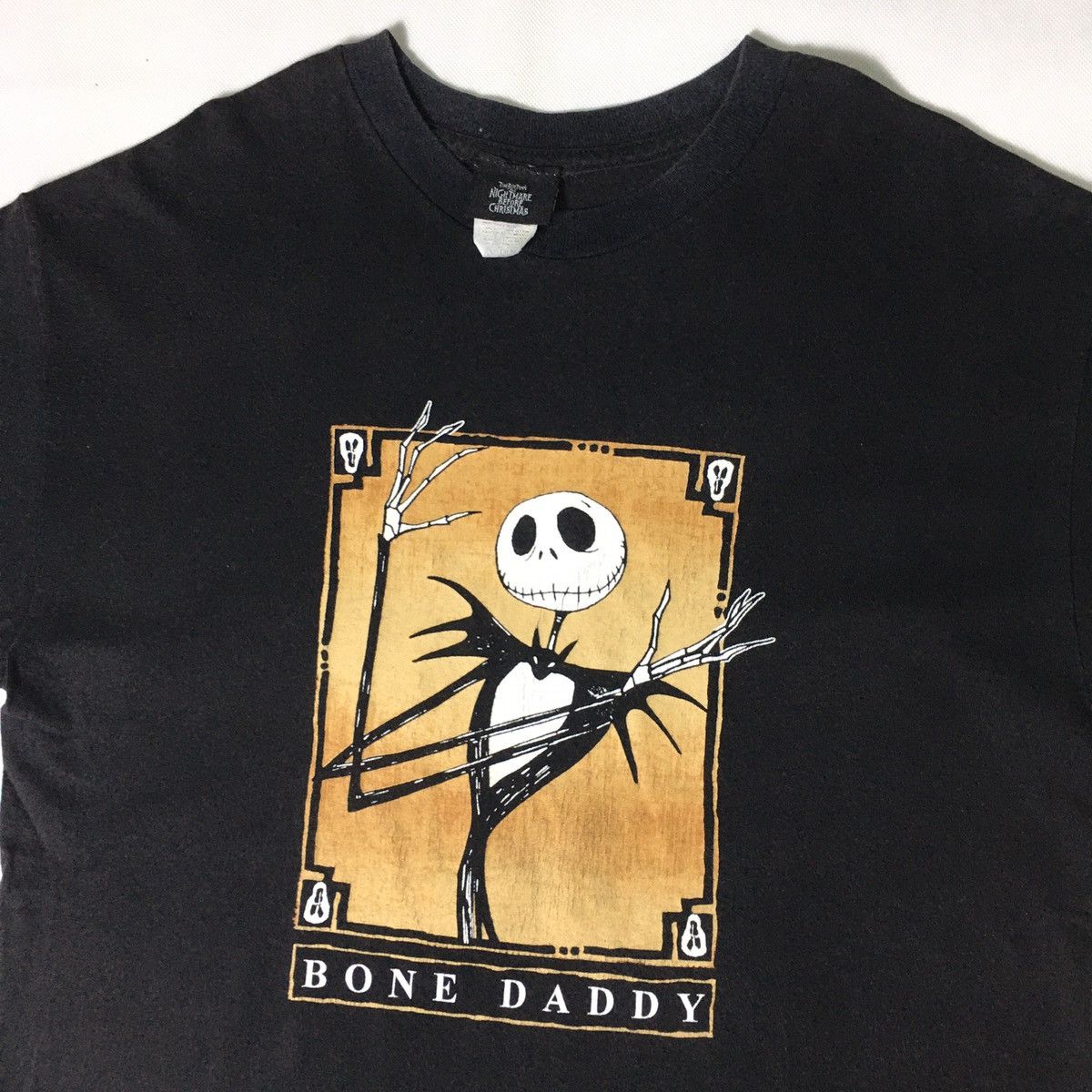 Vintage Vintage Tim Burton Nightmare Before Xmas Bone Daddy Tee Size US M / EU 48-50 / 2 - 2 Thumbnail