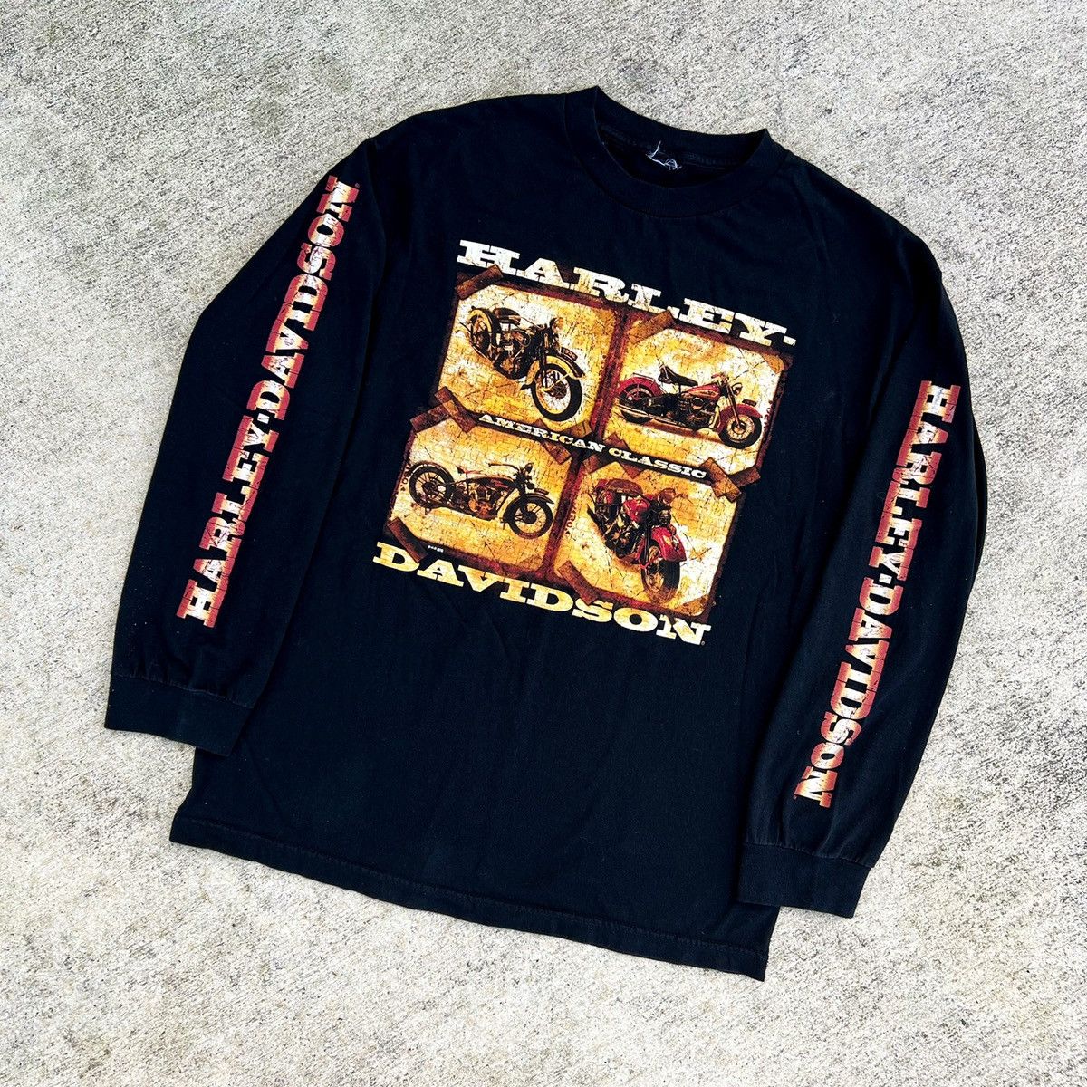 Harley Davidson Harley Davidson Biker Long Sleeve Biker Shirt Size US L / EU 52-54 / 3 - 1 Thumbnail