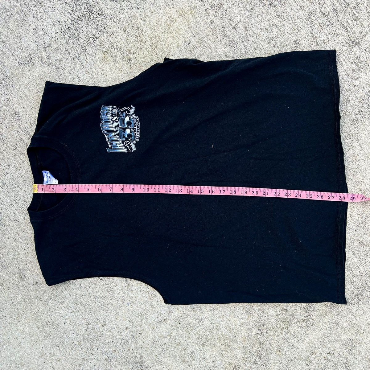 Vintage Iron Horse Saloon Biker 35th Anniversary Cut Off Tee Size US XL / EU 56 / 4 - 5 Thumbnail