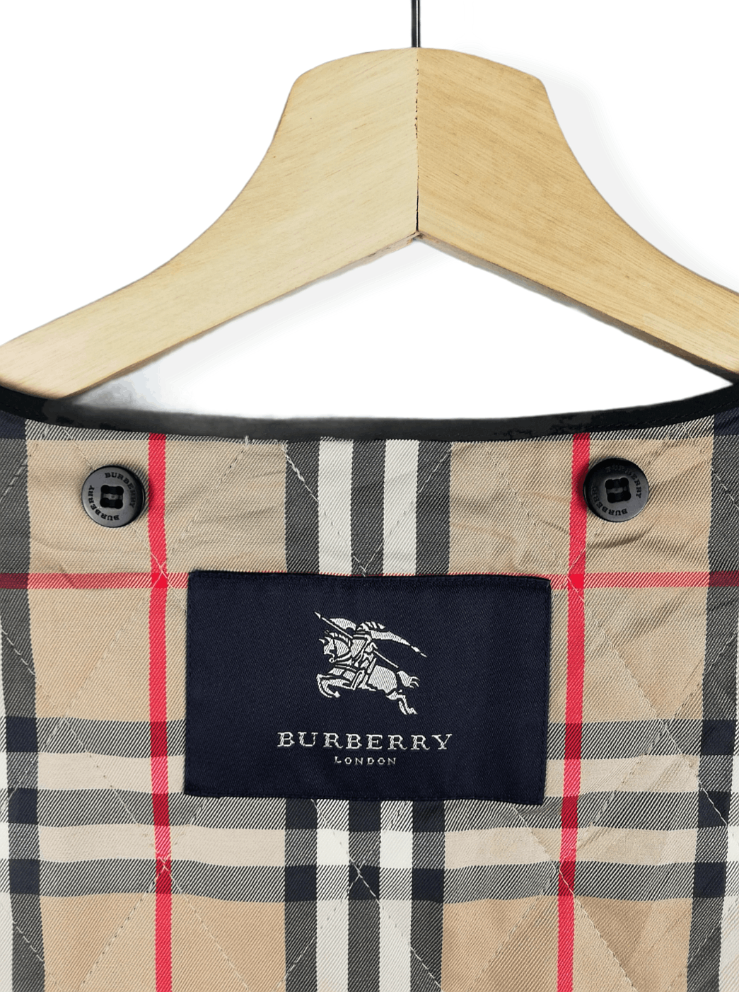 Burberry ACCEPT BINDING BURBERRY LONDON NOVA CHECK LINING COAT/VEST Size US M / EU 48-50 / 2 - 5 Thumbnail