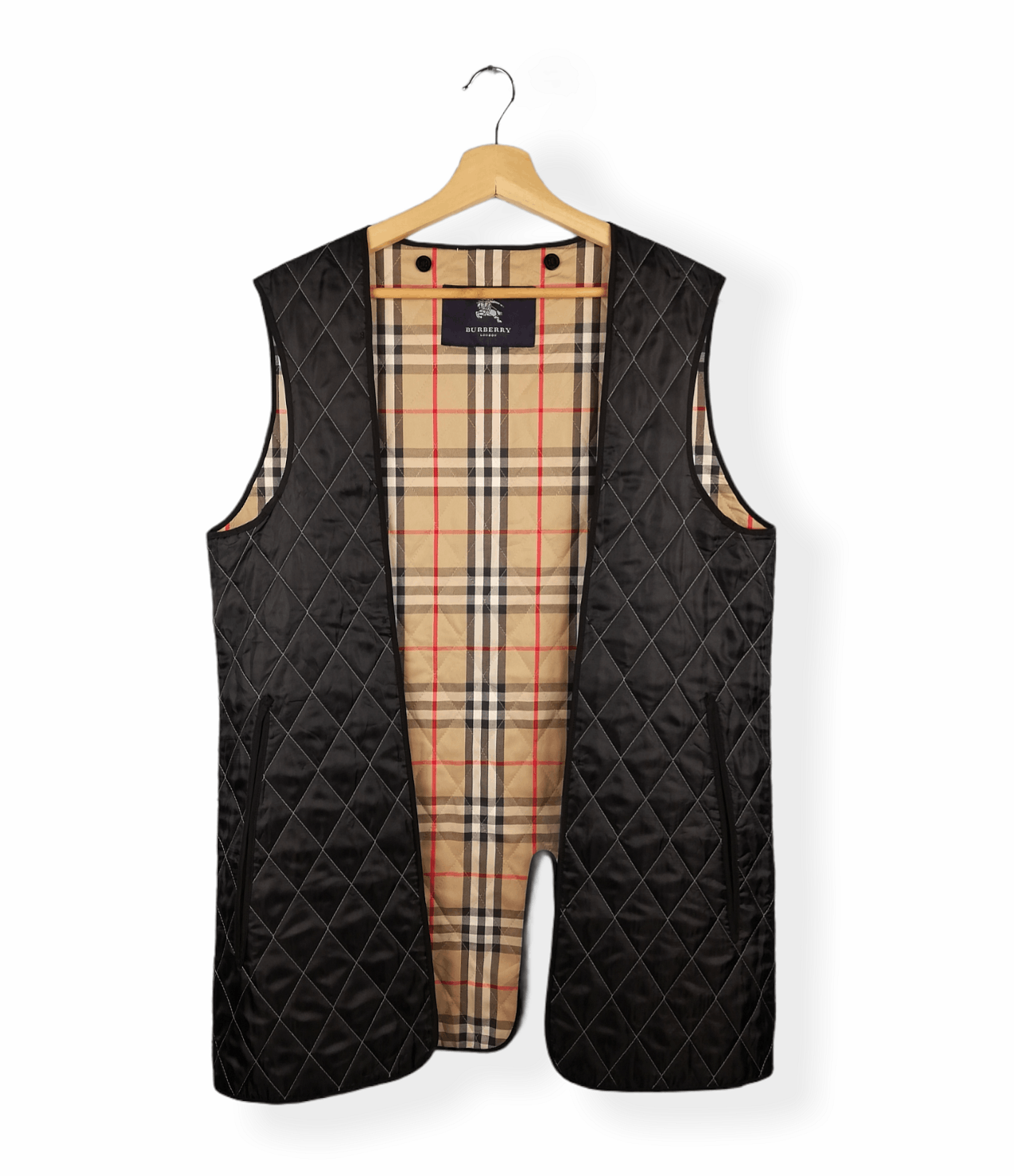 Burberry ACCEPT BINDING BURBERRY LONDON NOVA CHECK LINING COAT/VEST Size US M / EU 48-50 / 2 - 2 Thumbnail