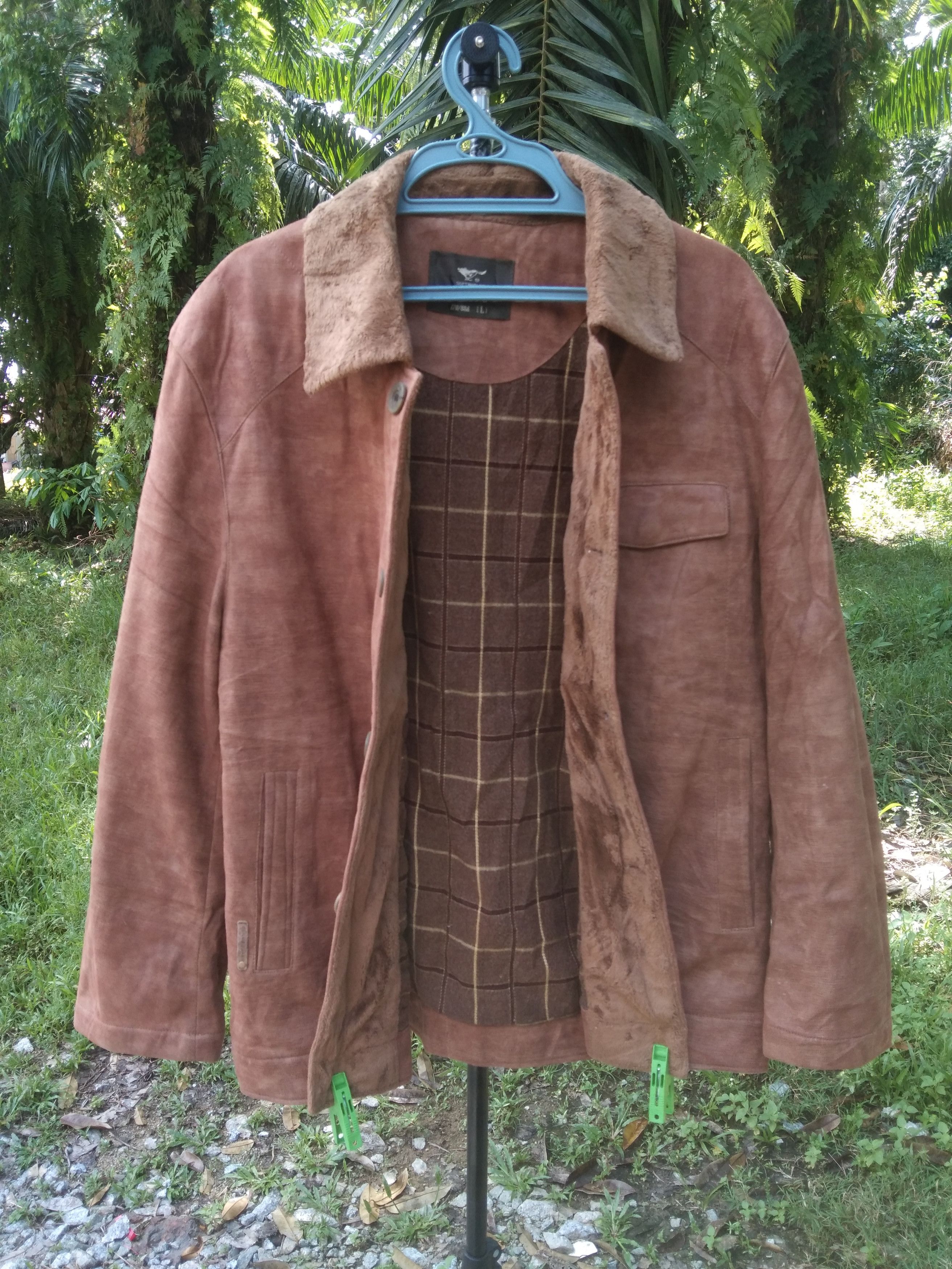 Japanese Brand SEPT. WOLVES BUTTON DOWN JACKET Size US L / EU 52-54 / 3 - 12 Thumbnail