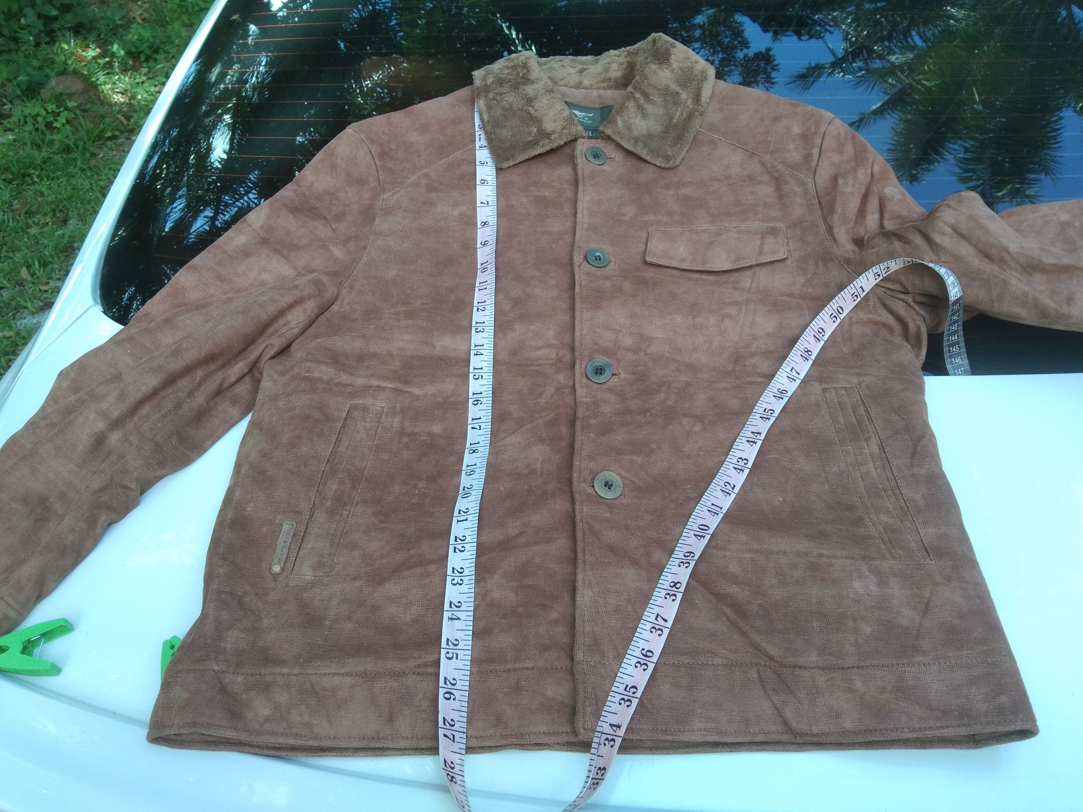 Japanese Brand SEPT. WOLVES BUTTON DOWN JACKET Size US L / EU 52-54 / 3 - 4 Thumbnail