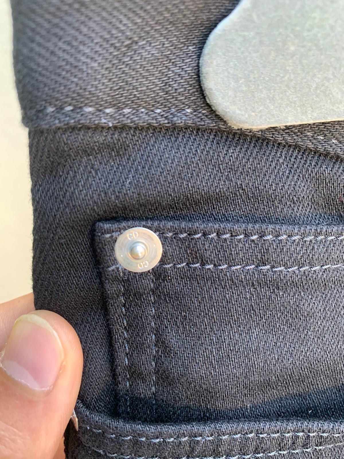 Dior Rose Embroidered 17.5 SL Denim Size US 31 - 6 Thumbnail