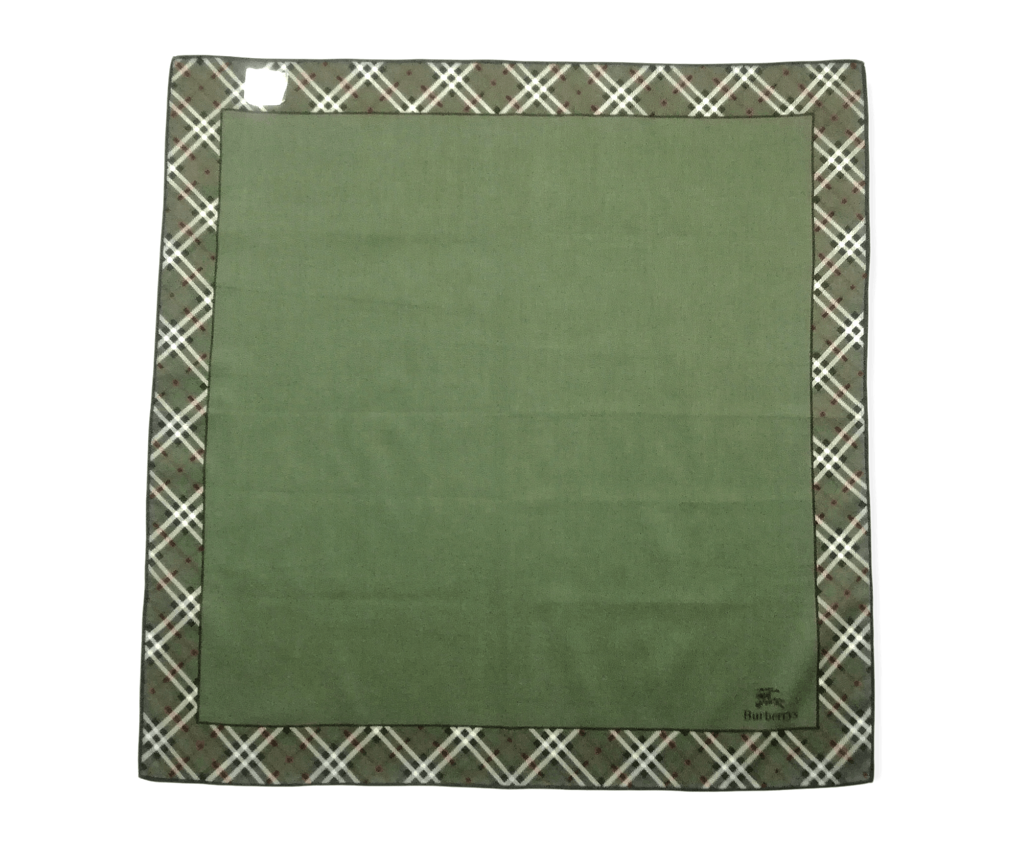 Burberry Burberry's Classic Novacheck Green Colour Bandana Style Size ONE SIZE - 5 Thumbnail