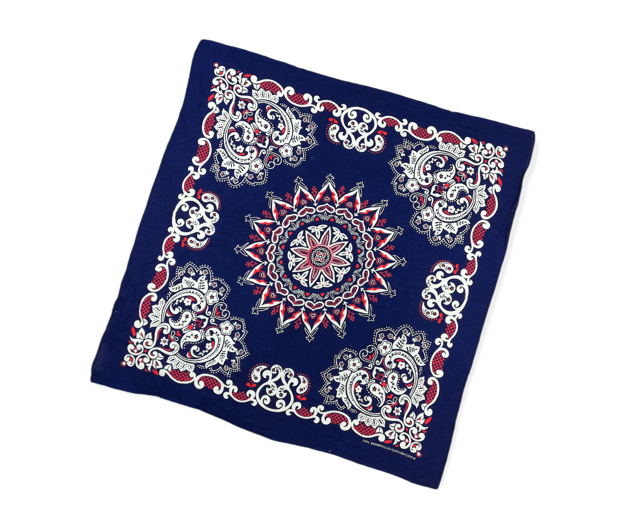 Japanese Brand × Vintage Vintage Bandana Handkerchief 100% Baumwolle/Cotton Style Size ONE SIZE - 1 Thumbnail