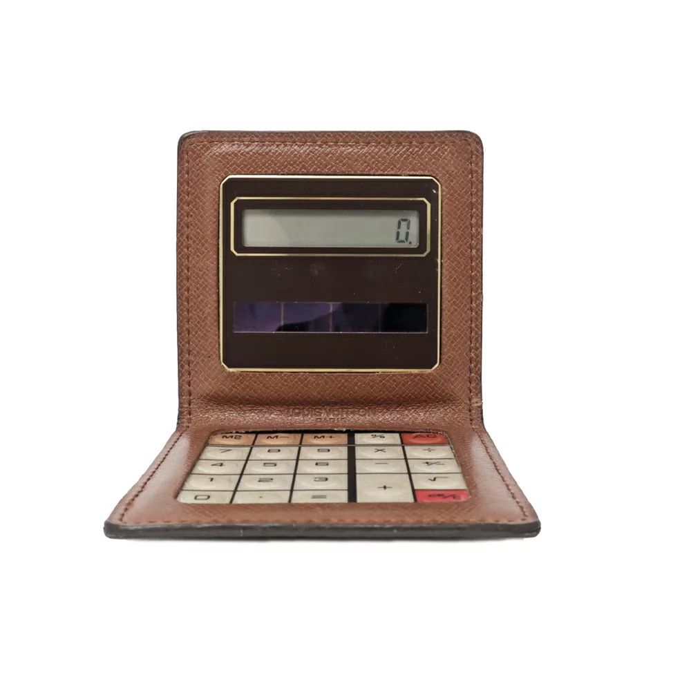 image of Louis Vuitton Monogram Calculator in Brown, Women's