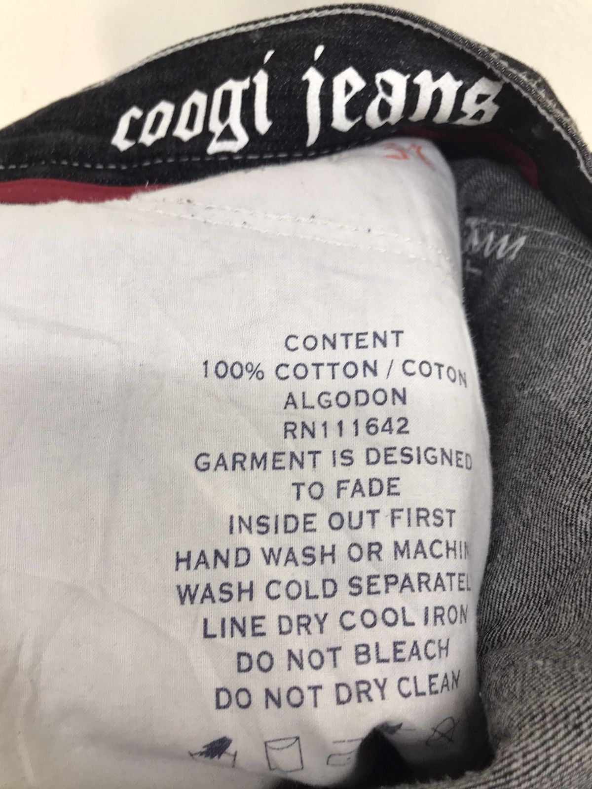 Coogi Vintage Coogi Embroidered Back Pocket Denim Jeans Size US 36 / EU 52 - 13 Thumbnail