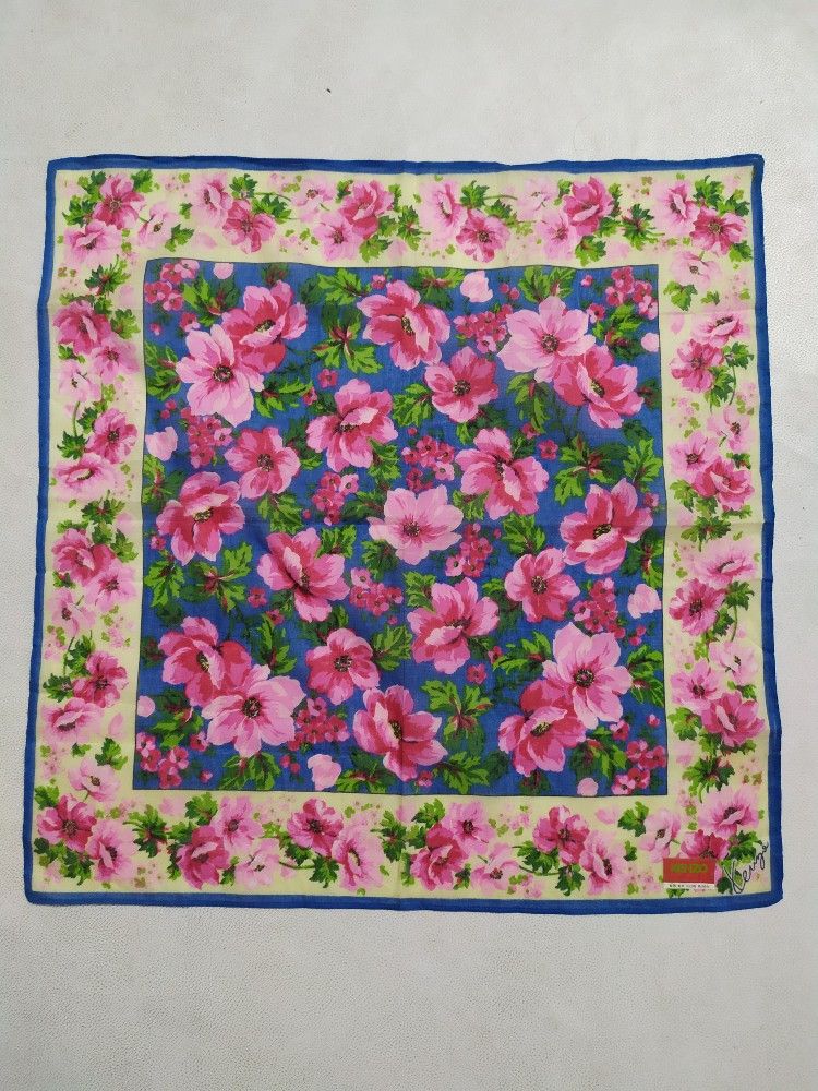 Kenzo Kenzo Handkerchief / Neckerchief / Bandana Floral Size ONE SIZE - 7 Thumbnail