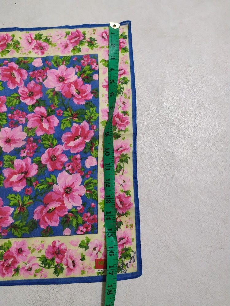 Kenzo Kenzo Handkerchief / Neckerchief / Bandana Floral Size ONE SIZE - 10 Thumbnail