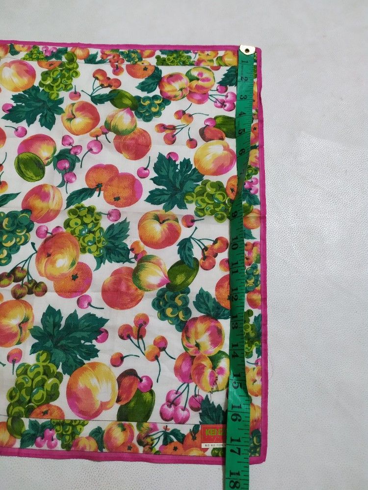 Kenzo Kenzo Handkerchief / Neckerchief / Bandana Fullprint Fruit Size ONE SIZE - 12 Thumbnail