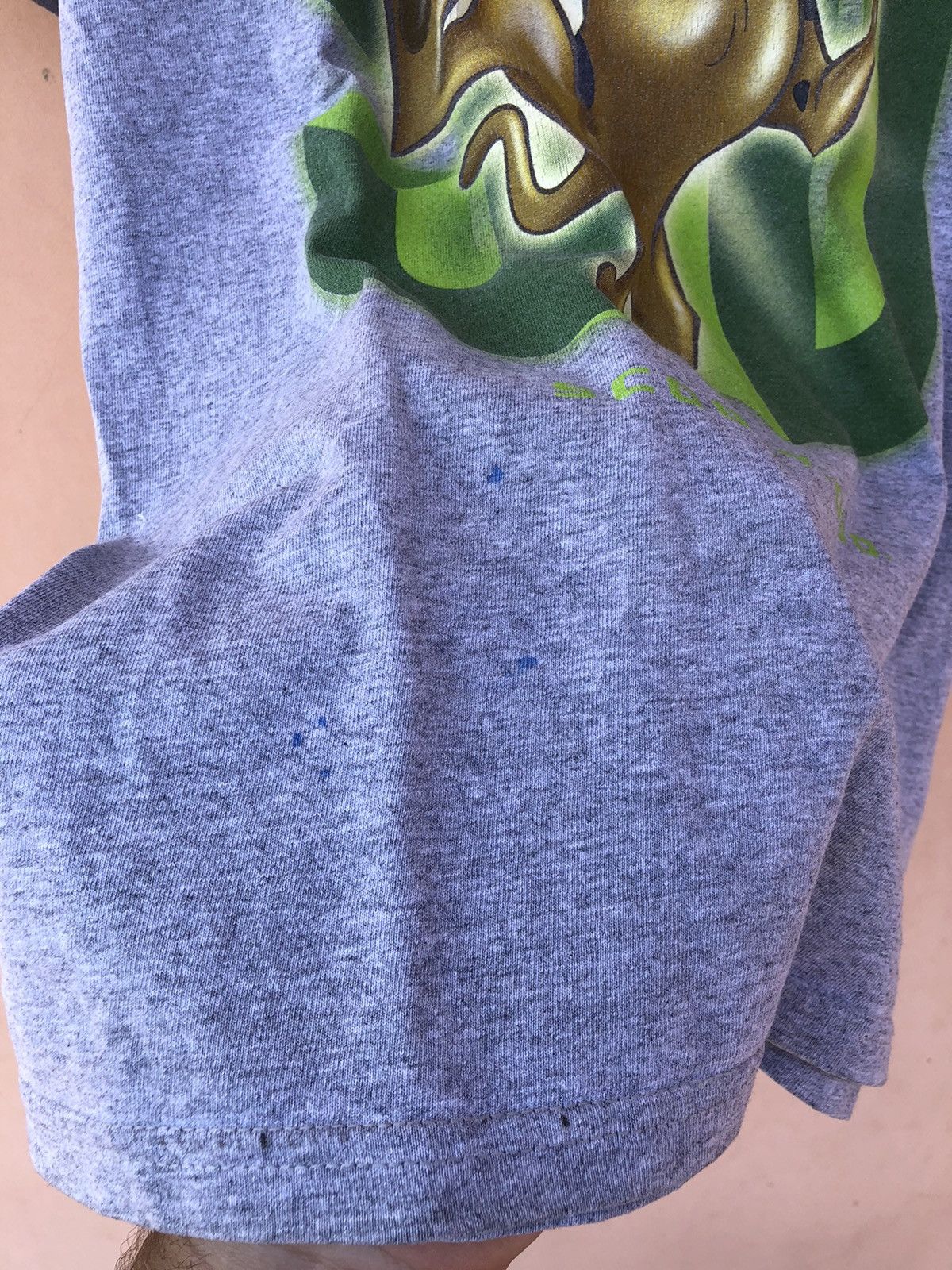 Cartoon Network Vintage 2001 Scooby Doo Florida Gray Tee (Beauty Beast) Size US S / EU 44-46 / 1 - 9 Thumbnail