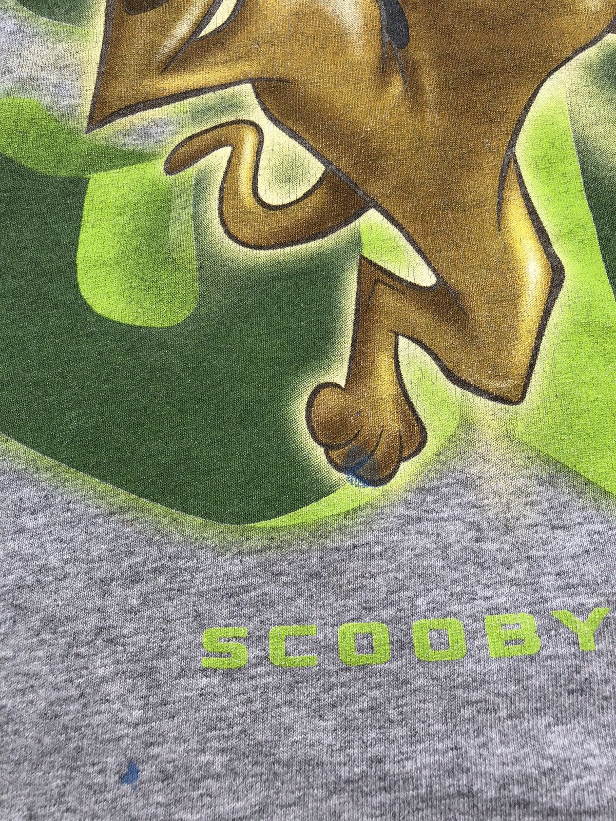 Cartoon Network Vintage 2001 Scooby Doo Florida Gray Tee (Beauty Beast) Size US S / EU 44-46 / 1 - 7 Thumbnail