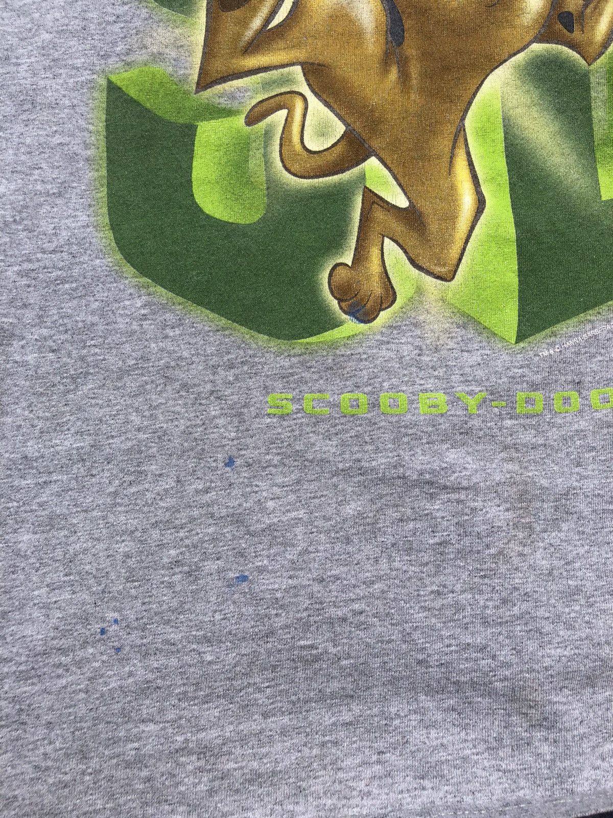 Cartoon Network Vintage 2001 Scooby Doo Florida Gray Tee (Beauty Beast) Size US S / EU 44-46 / 1 - 6 Thumbnail