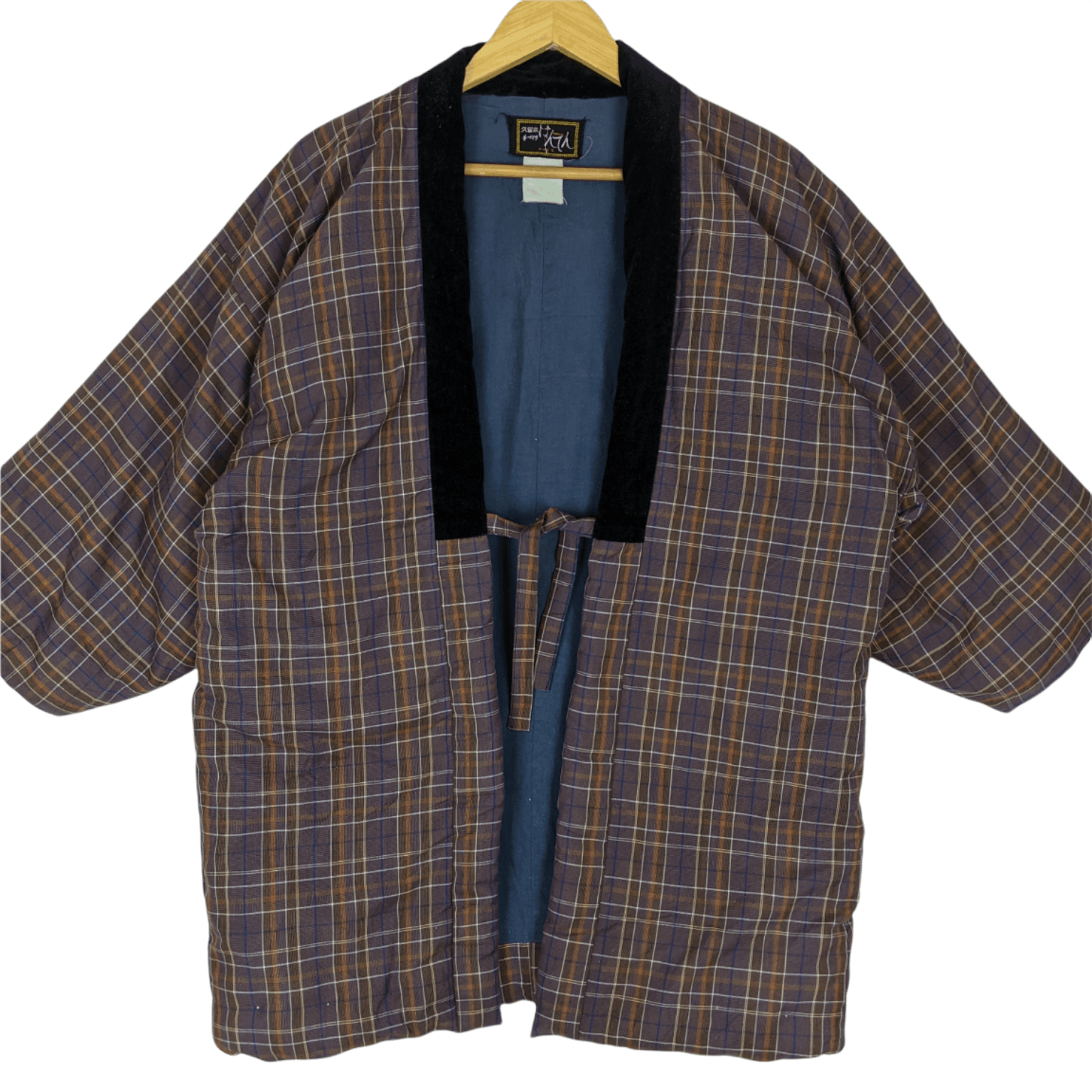 Japanese Brand JAPAN Vintage Check Nice Design Tailoring Kimono Size US L / EU 52-54 / 3 - 2 Thumbnail