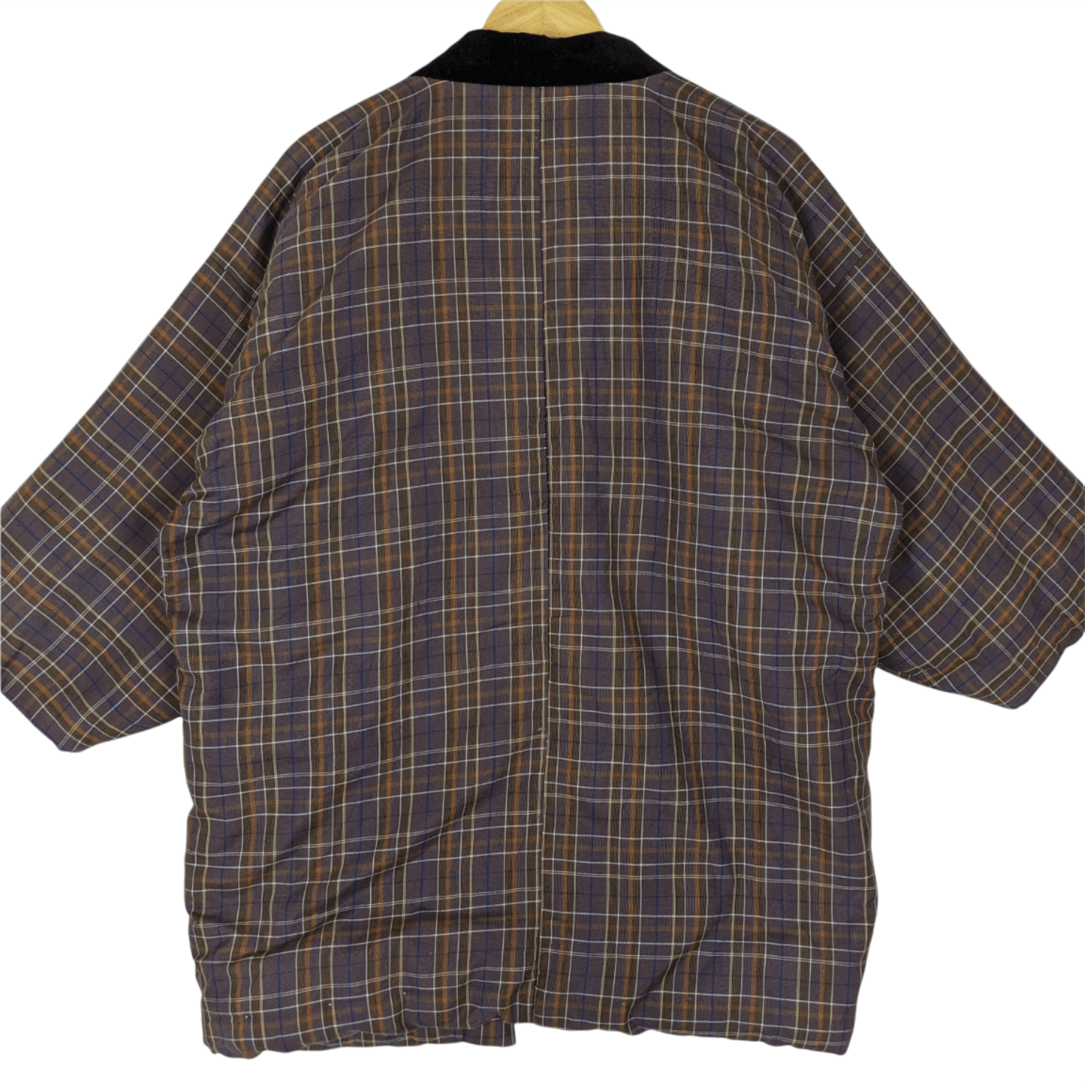 Japanese Brand JAPAN Vintage Check Nice Design Tailoring Kimono Size US L / EU 52-54 / 3 - 6 Thumbnail