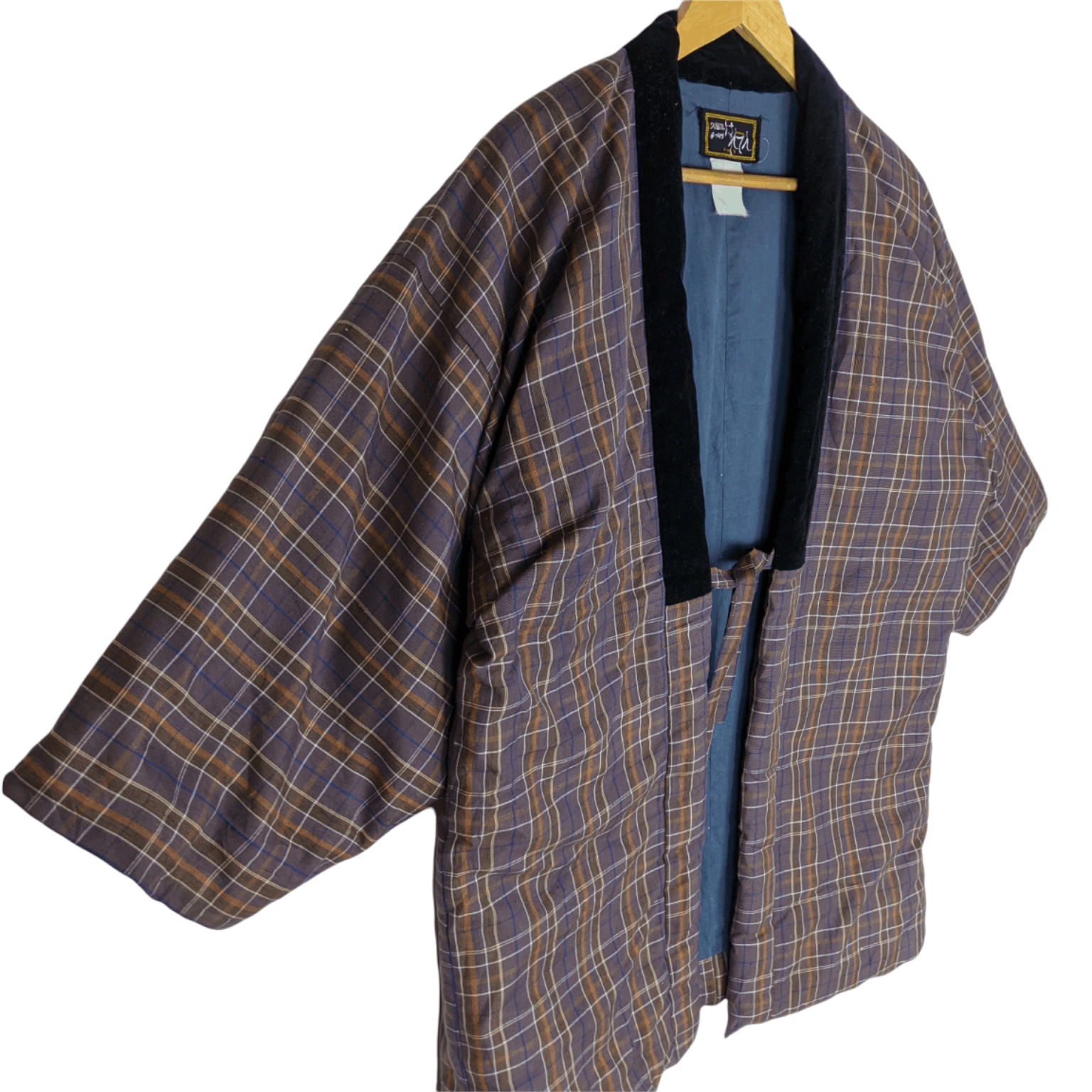 Japanese Brand JAPAN Vintage Check Nice Design Tailoring Kimono Size US L / EU 52-54 / 3 - 3 Thumbnail