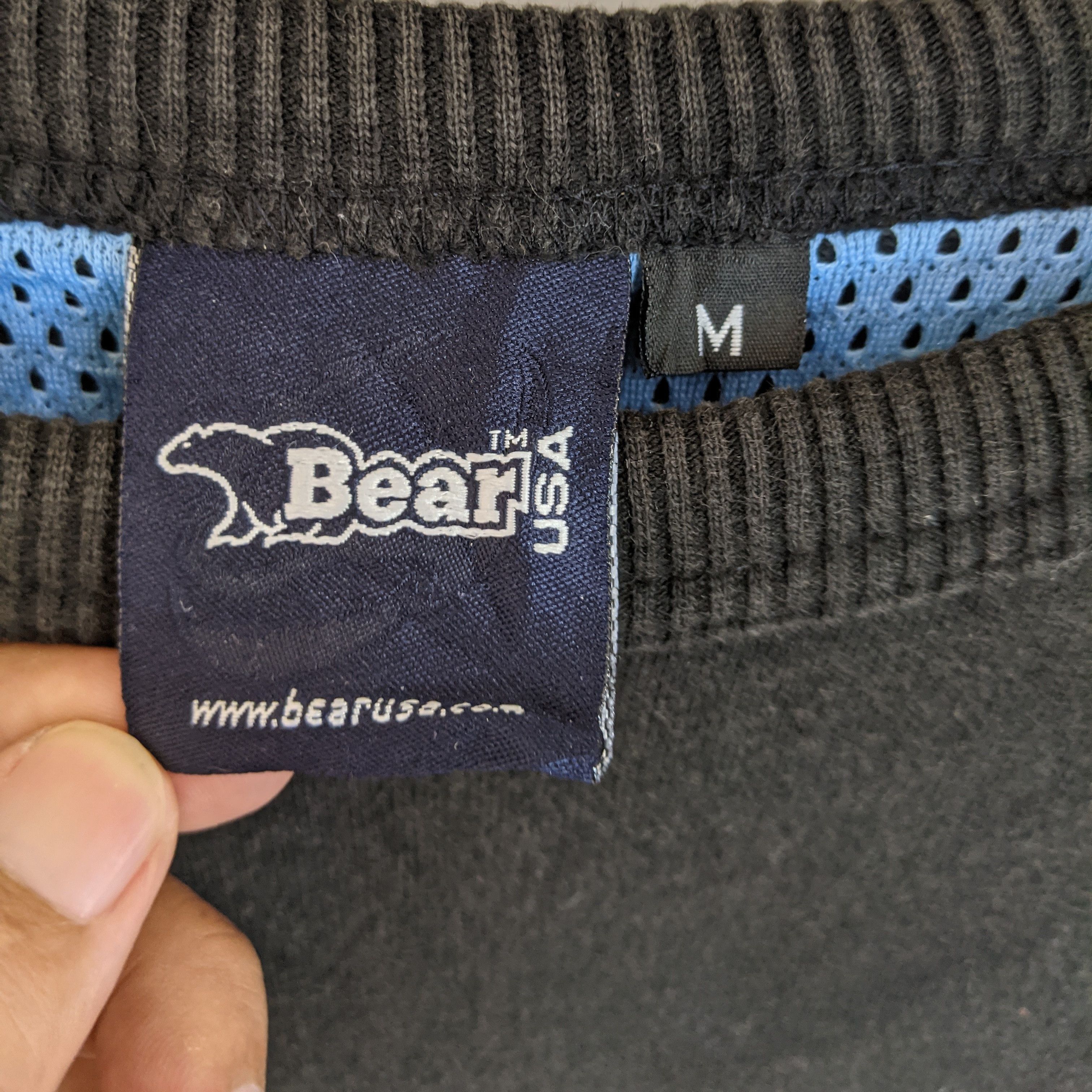 Japanese Brand BEAR USA Side Tape Jumper Sweatshirt Size US M / EU 48-50 / 2 - 11 Thumbnail