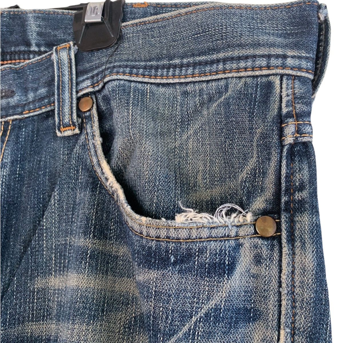 Wrangler Wrangler Distressed Denim Pant Size US 36 / EU 52 - 8 Thumbnail