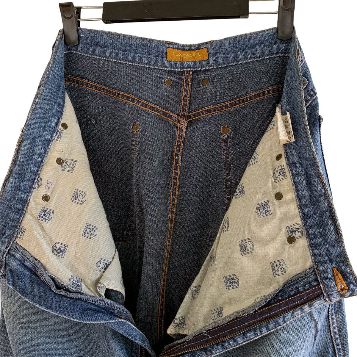 Lancel × Vintage Lancel Paris Denim Pant Size US 35 - 8 Thumbnail