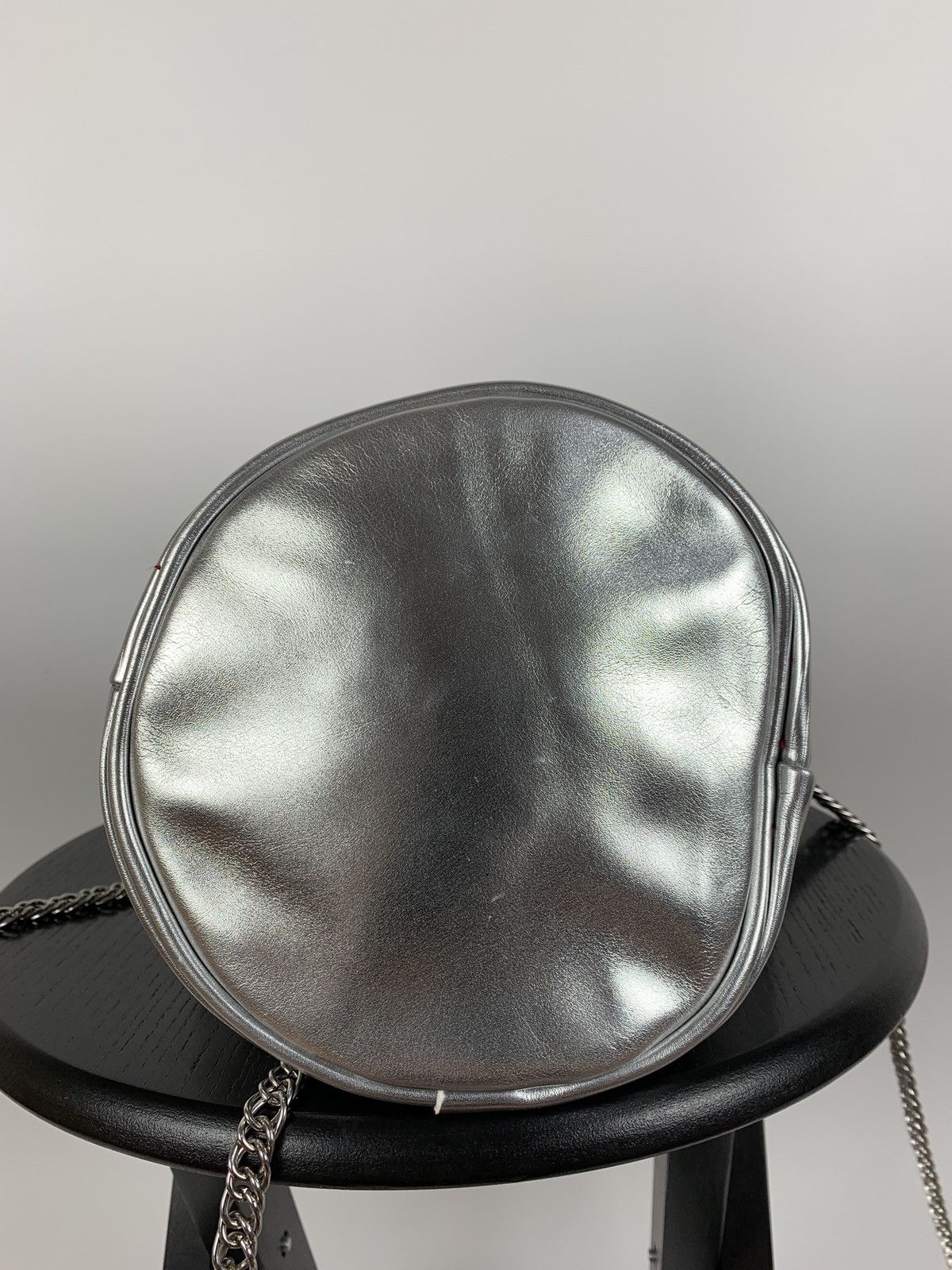 Jean Paul Gaultier Jean Paul Gaultier Metallic Silver Bucket Chain Bag Size ONE SIZE - 18 Thumbnail