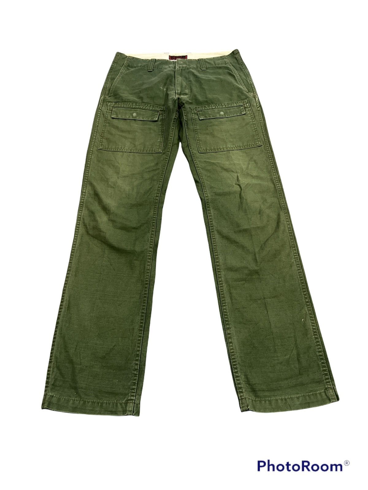 Japanese Brand × Johnbull John Bull Emerald Green Sun Faded Bush Pant Size US 31 - 3 Thumbnail