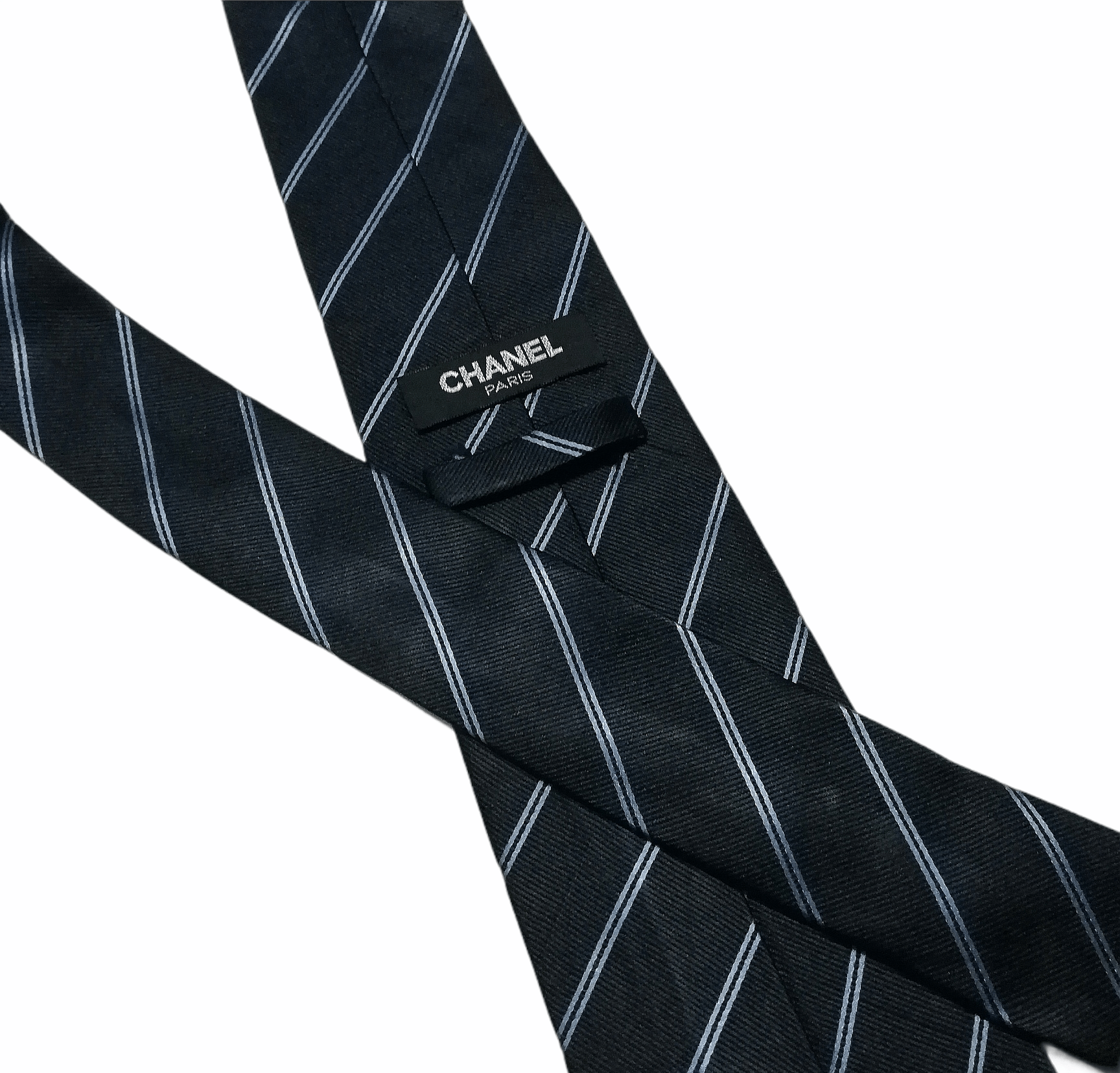 Chanel Chanel Paris Luxury Silk Necktie Men's Luxury Fashion Size ONE SIZE - 9 Thumbnail