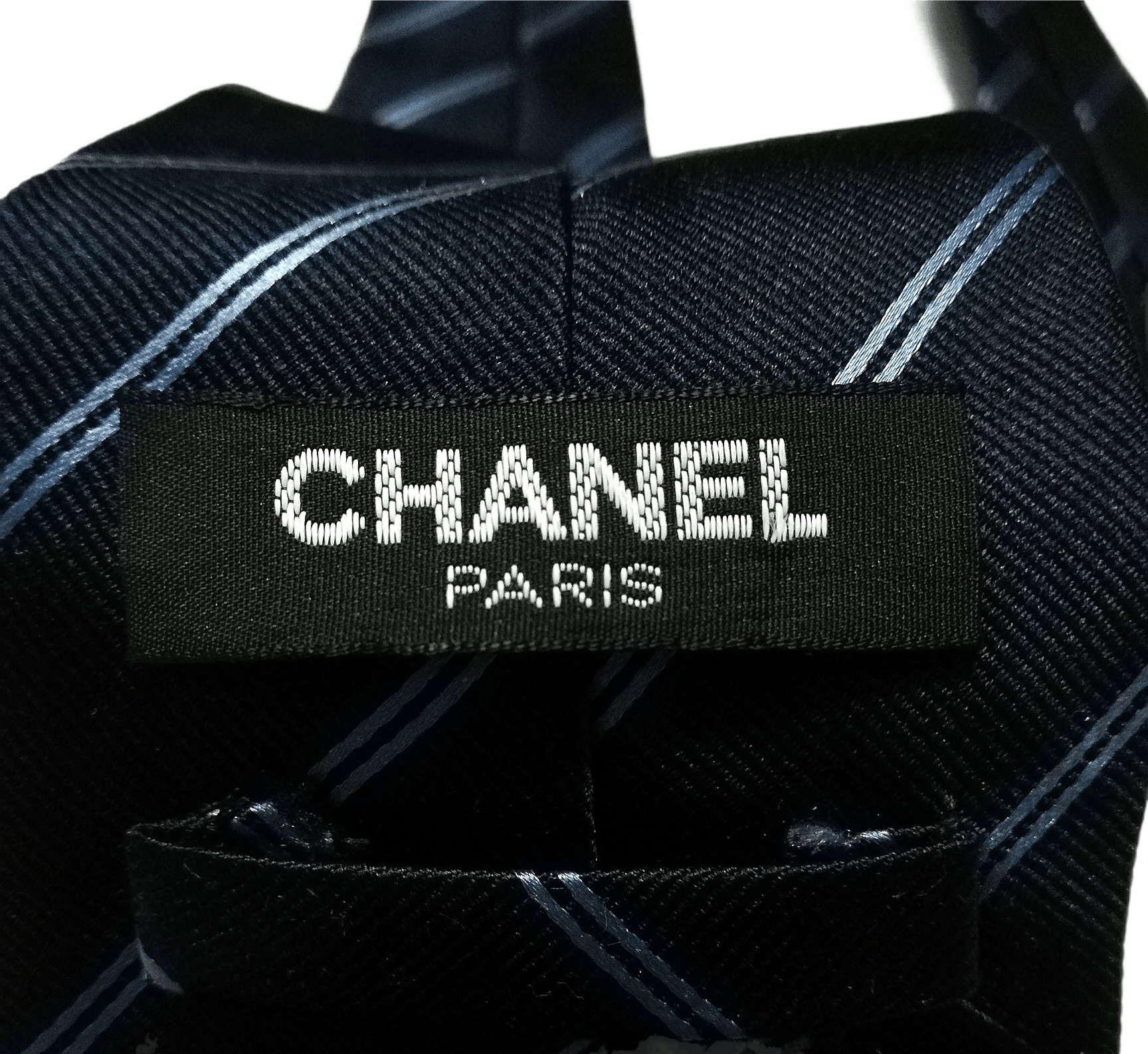 Chanel Chanel Paris Luxury Silk Necktie Men's Luxury Fashion Size ONE SIZE - 5 Thumbnail