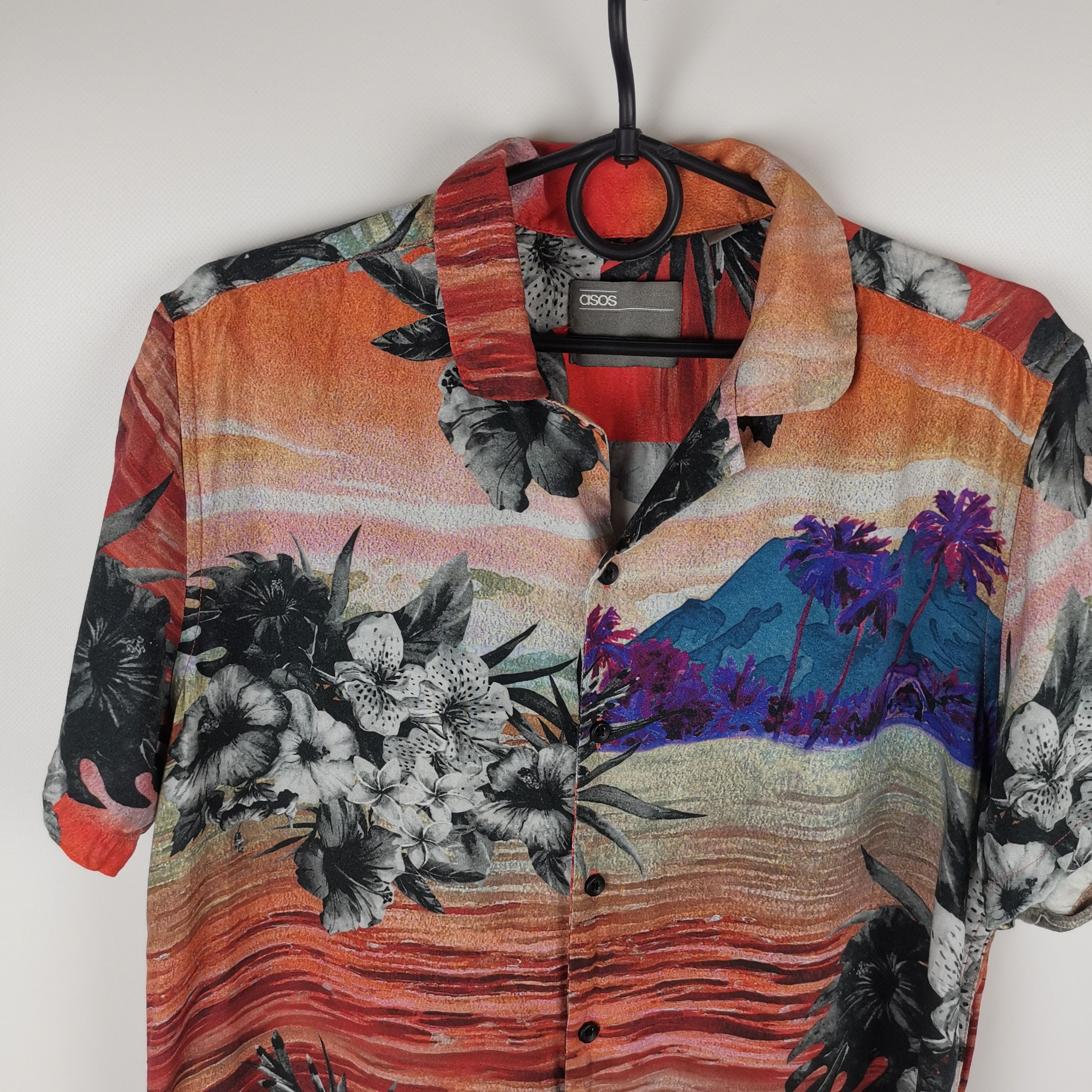 Asos Asos great flower mountain Hawaiian shirt Size US M / EU 48-50 / 2 - 5 Thumbnail