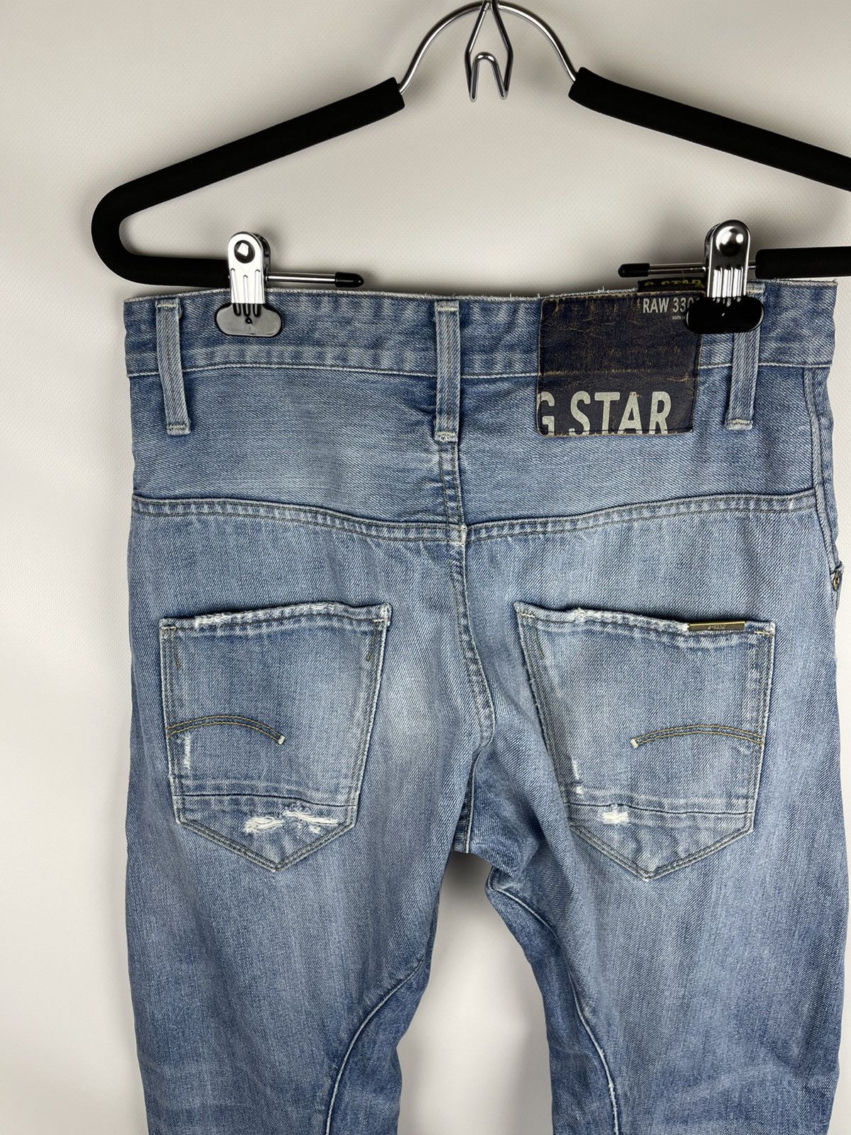 G-Star G-Star Raw Arc 3D loose tapered distressed jeans pants Size US 28 / EU 44 - 10 Thumbnail