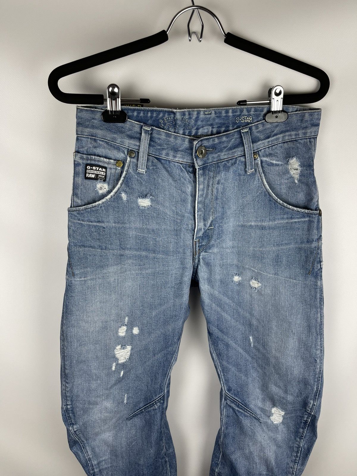 G-Star G-Star Raw Arc 3D loose tapered distressed jeans pants Size US 28 / EU 44 - 3 Thumbnail