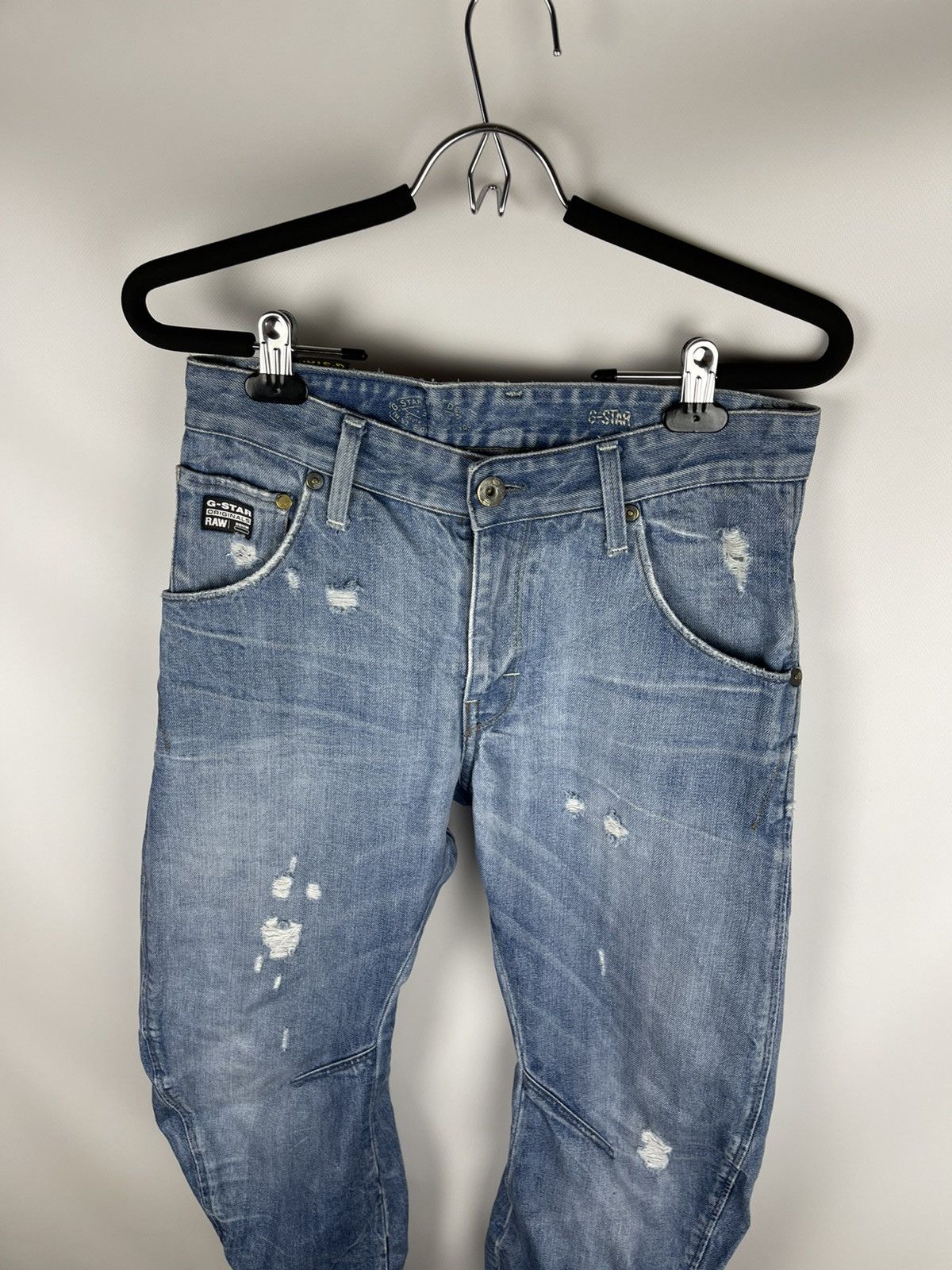 G-Star G-Star Raw Arc 3D loose tapered distressed jeans pants Size US 28 / EU 44 - 6 Thumbnail